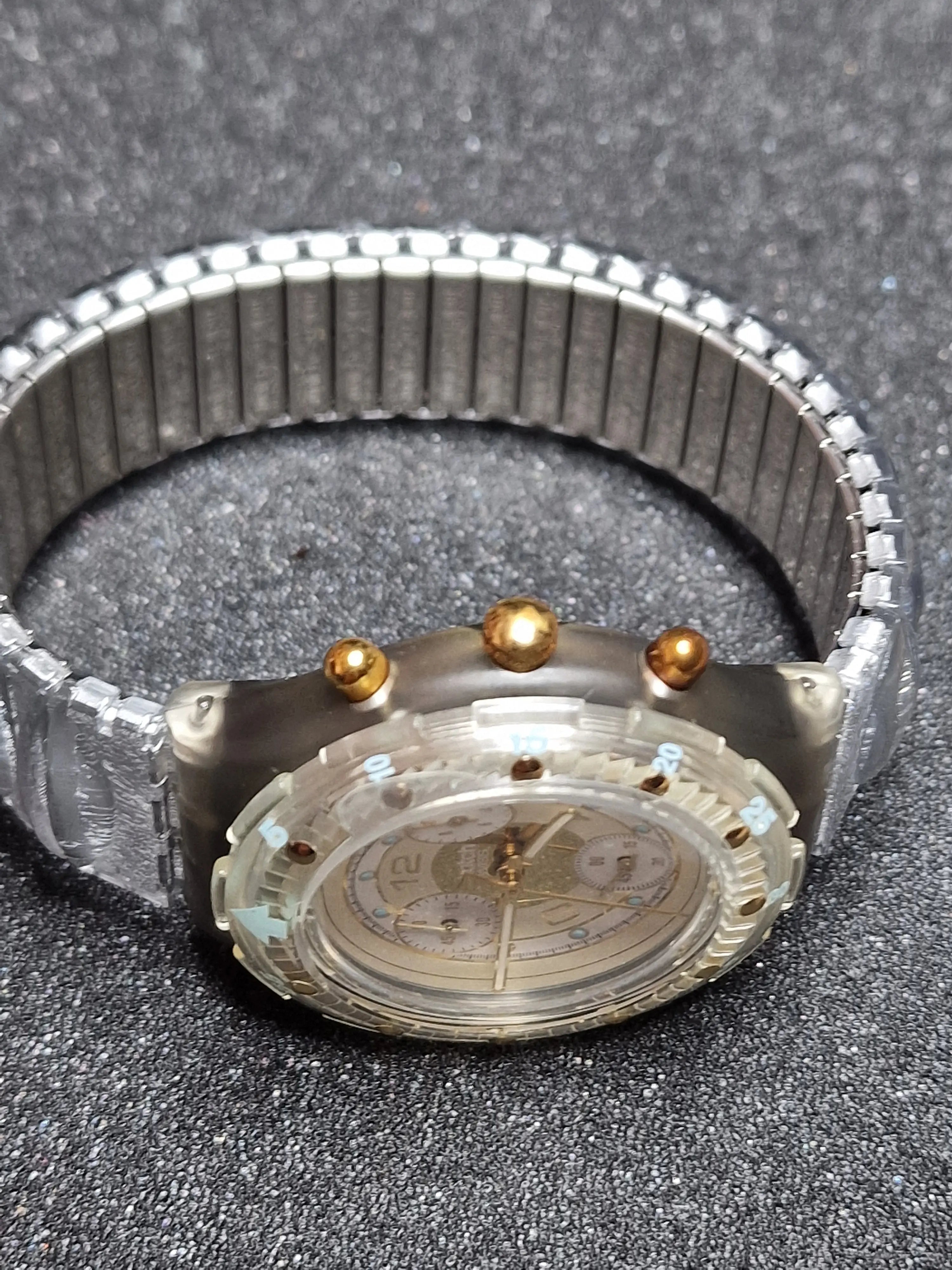 Swatch Aqua Chrono SEM100 “Golden Rivet” (1994) 8
