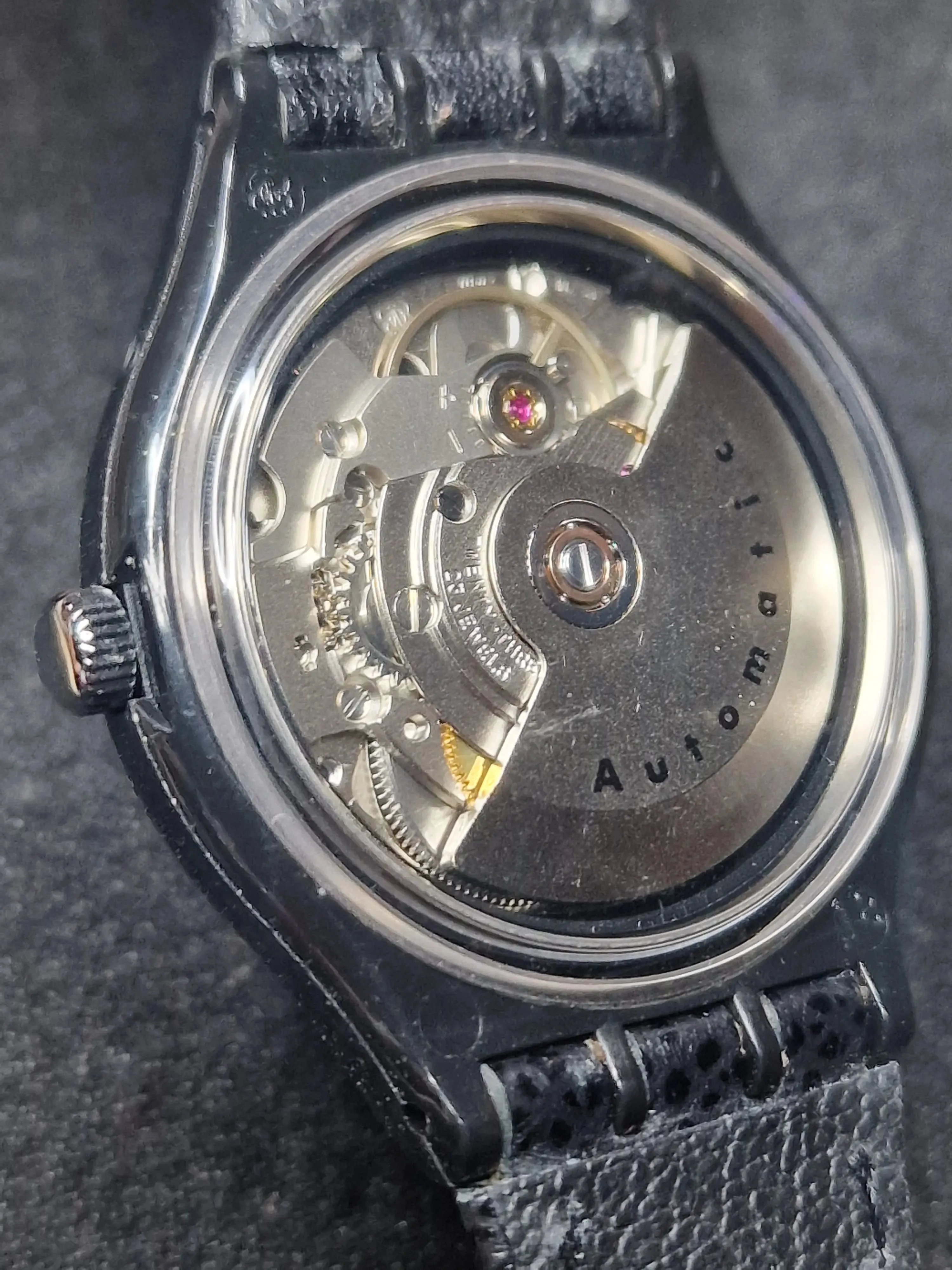 Swatch Automatic SAB100 "Black Motion" (1991) – Rare Early Automatic 8