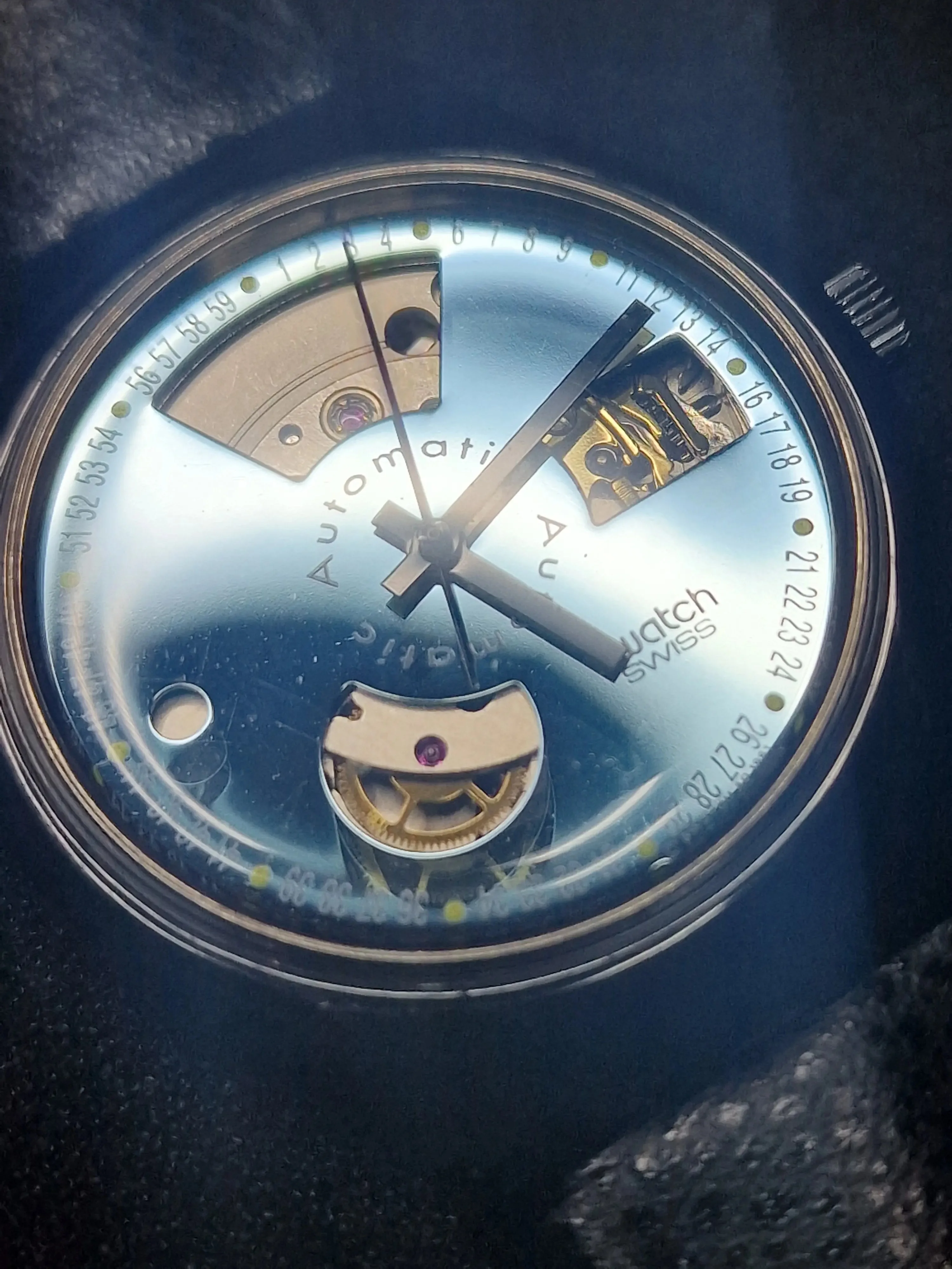 Swatch Automatic SAB100 "Black Motion" (1991) – Rare Early Automatic 13