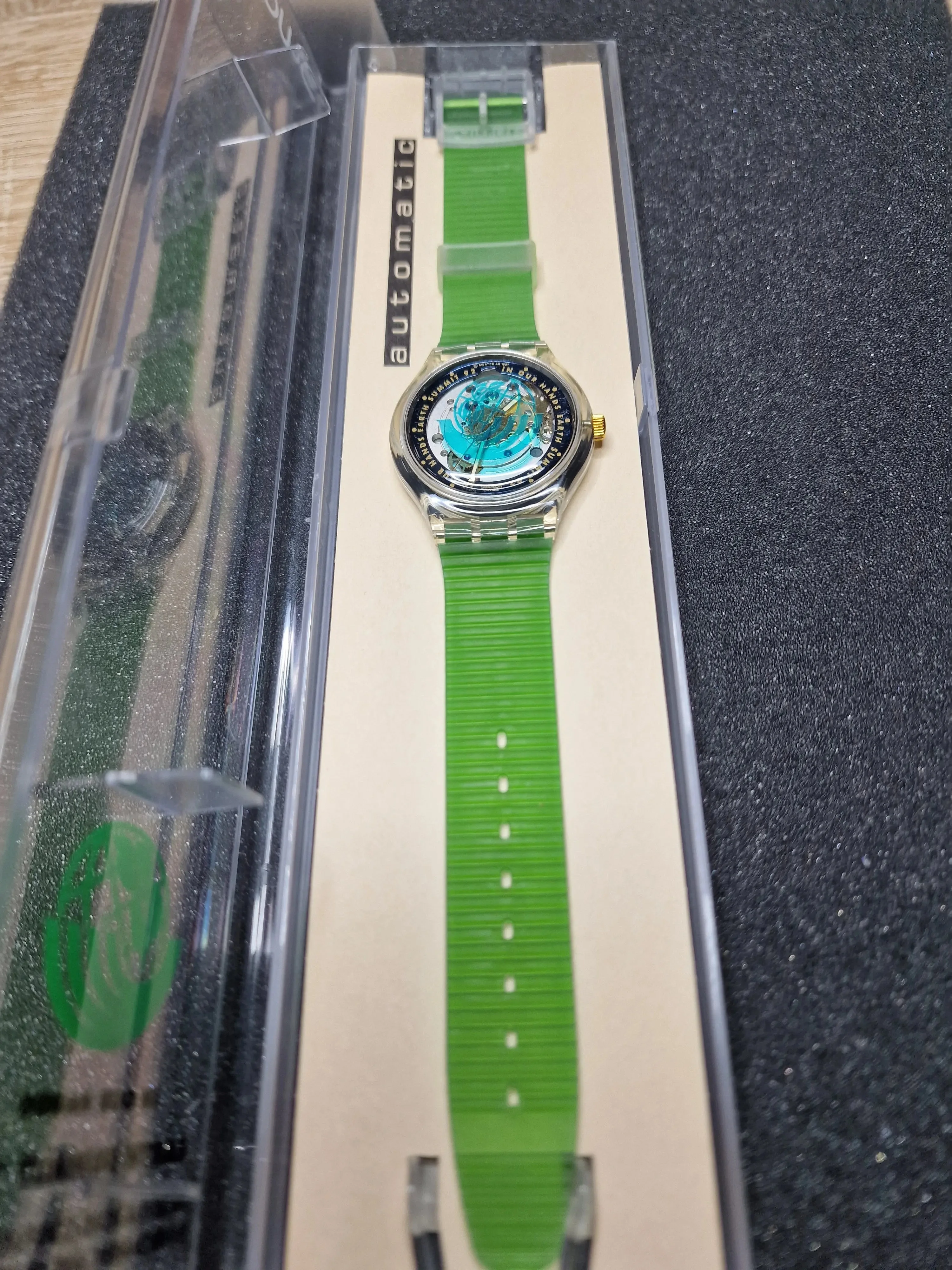 Swatch Automatic SAK102 "Time to Move" – Earth Summit 1992 2