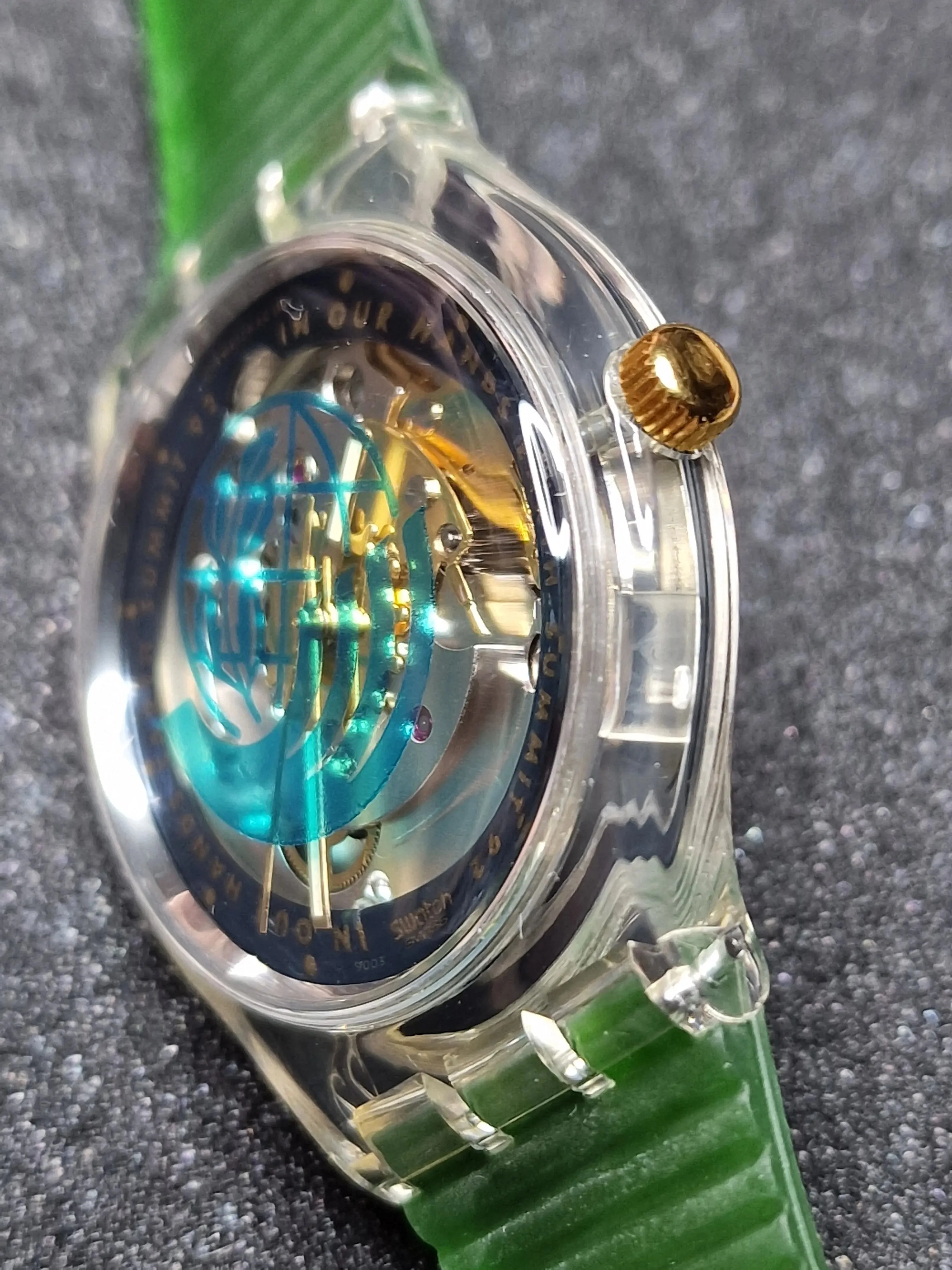 Swatch Automatic SAK102 "Time to Move" – Earth Summit 1992 7
