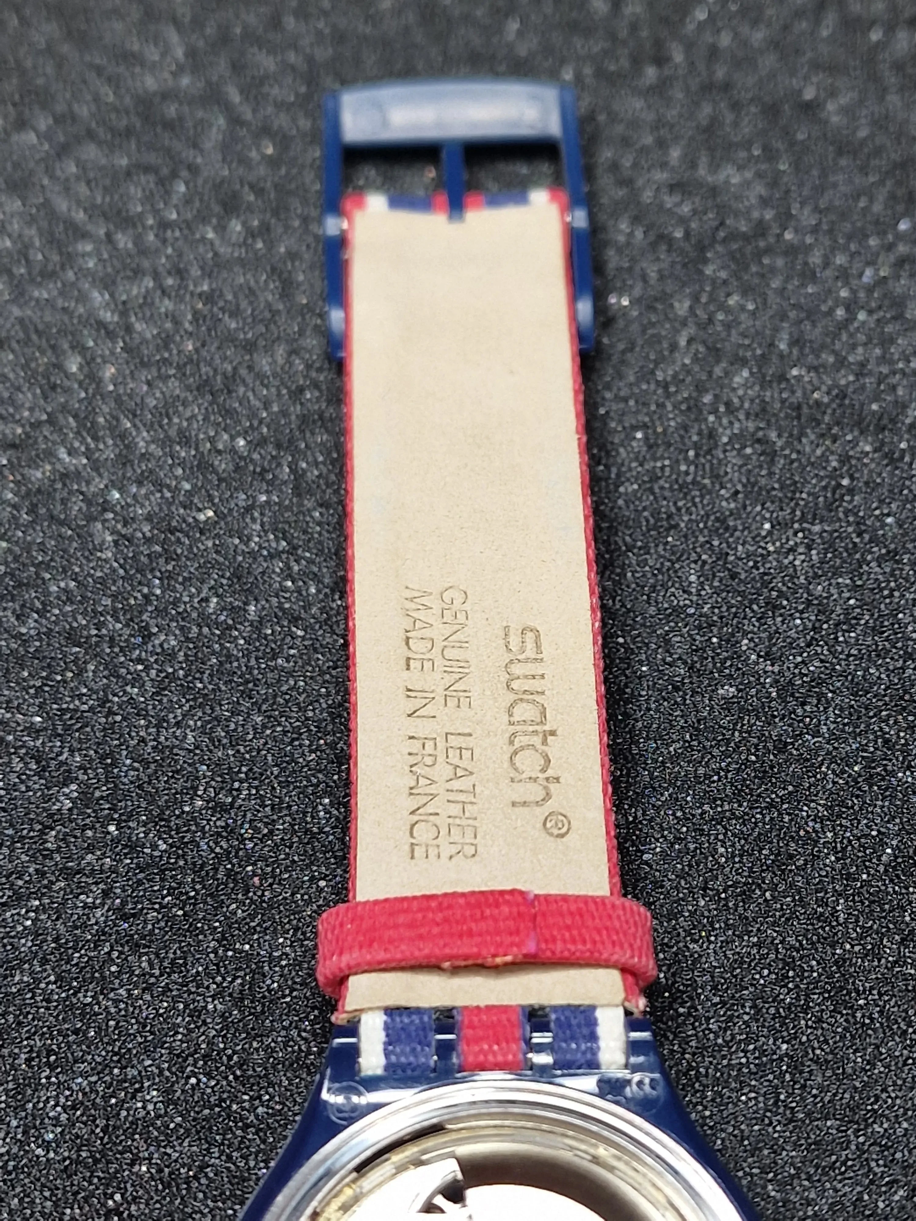 Swatch Automatic SAN105 "Time & Stripes" – 1994 🇺🇸⏱ 12