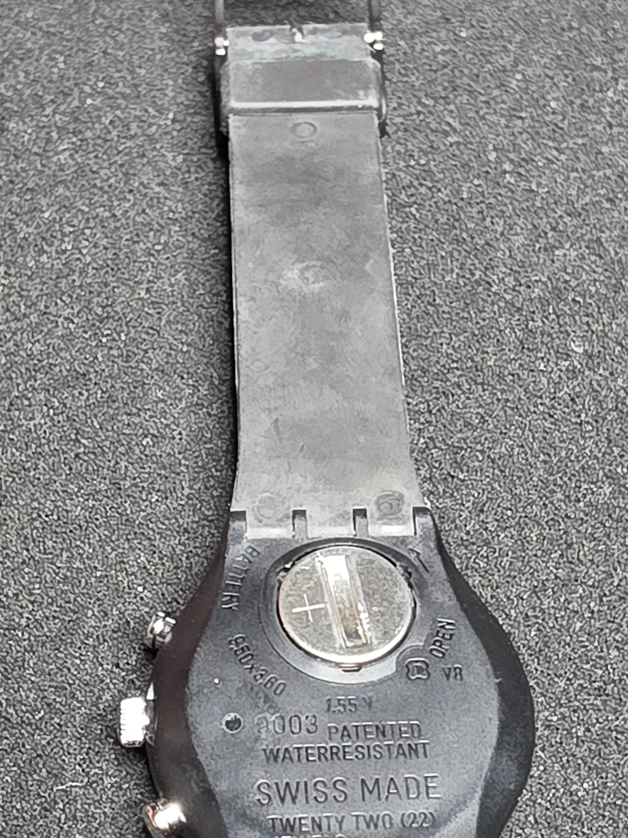 Swatch Chrono Black Friday SCB100 – 1990 – NOS – Rare – view 12