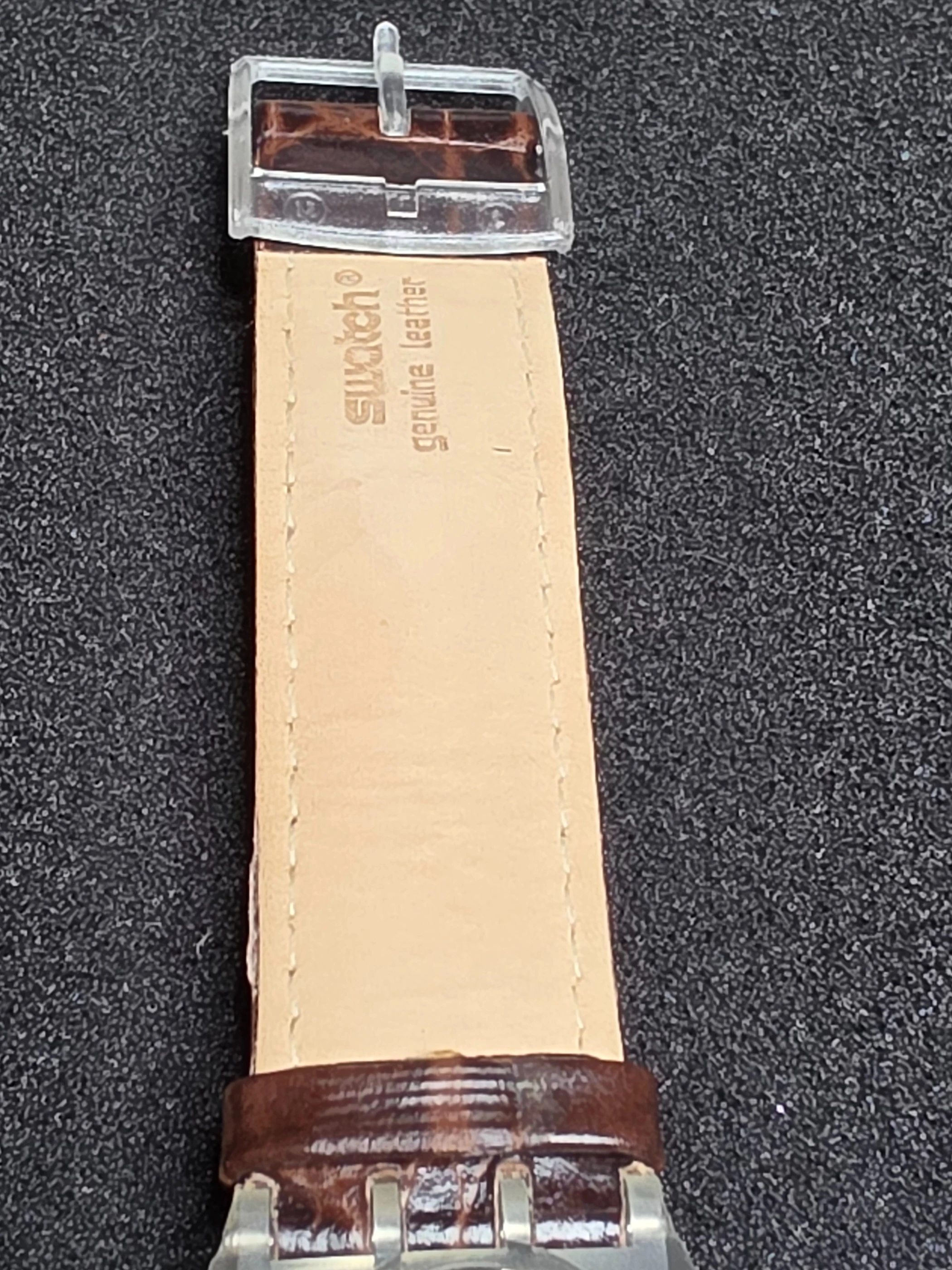 Swatch Chrono Crocante SCK401 – 1994 – NOS – Beige Dial – view 11