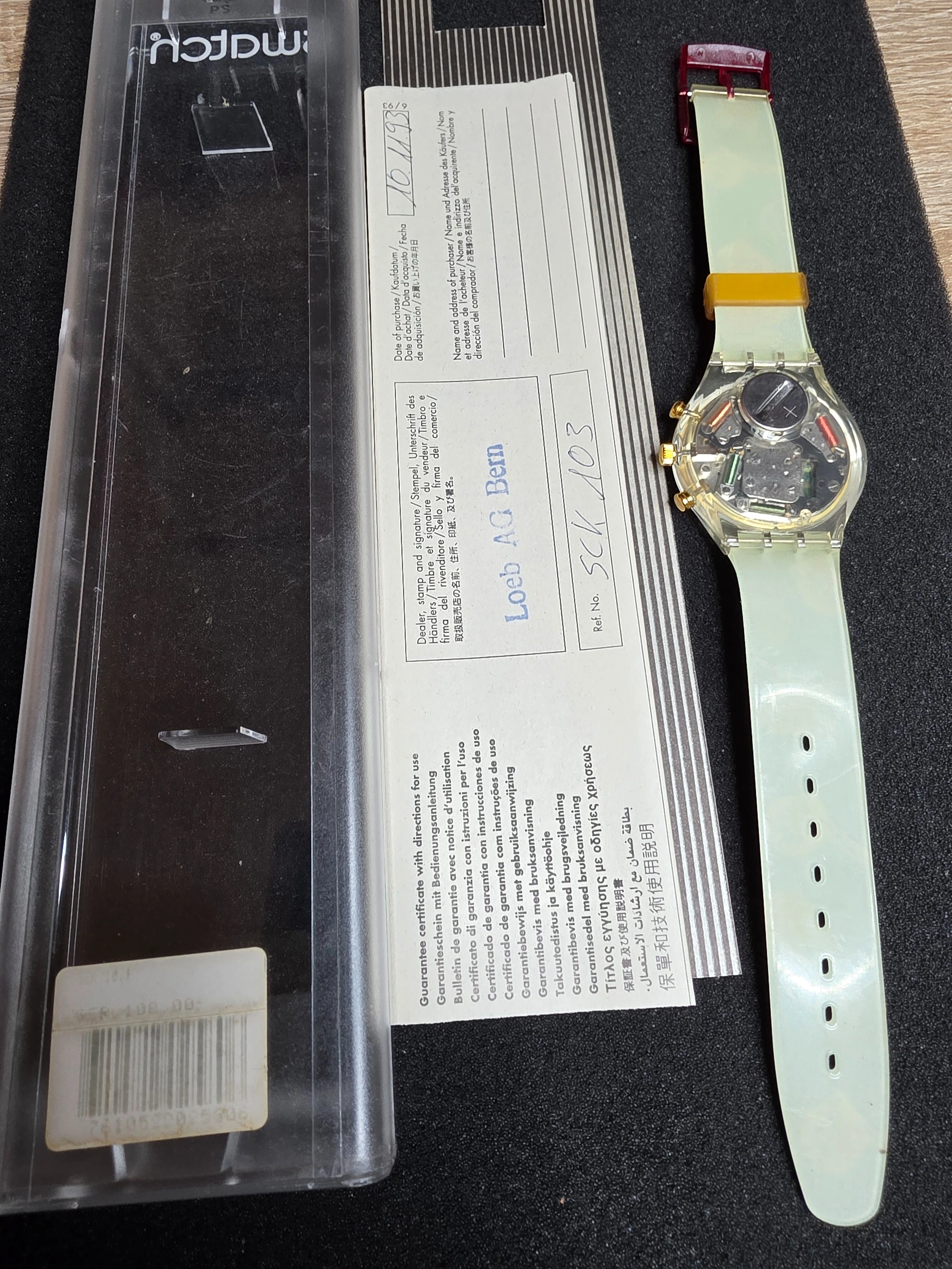 Swatch Chrono Horse Riding SCK103 – 1992 – NOS – Equestrian Theme – view 3