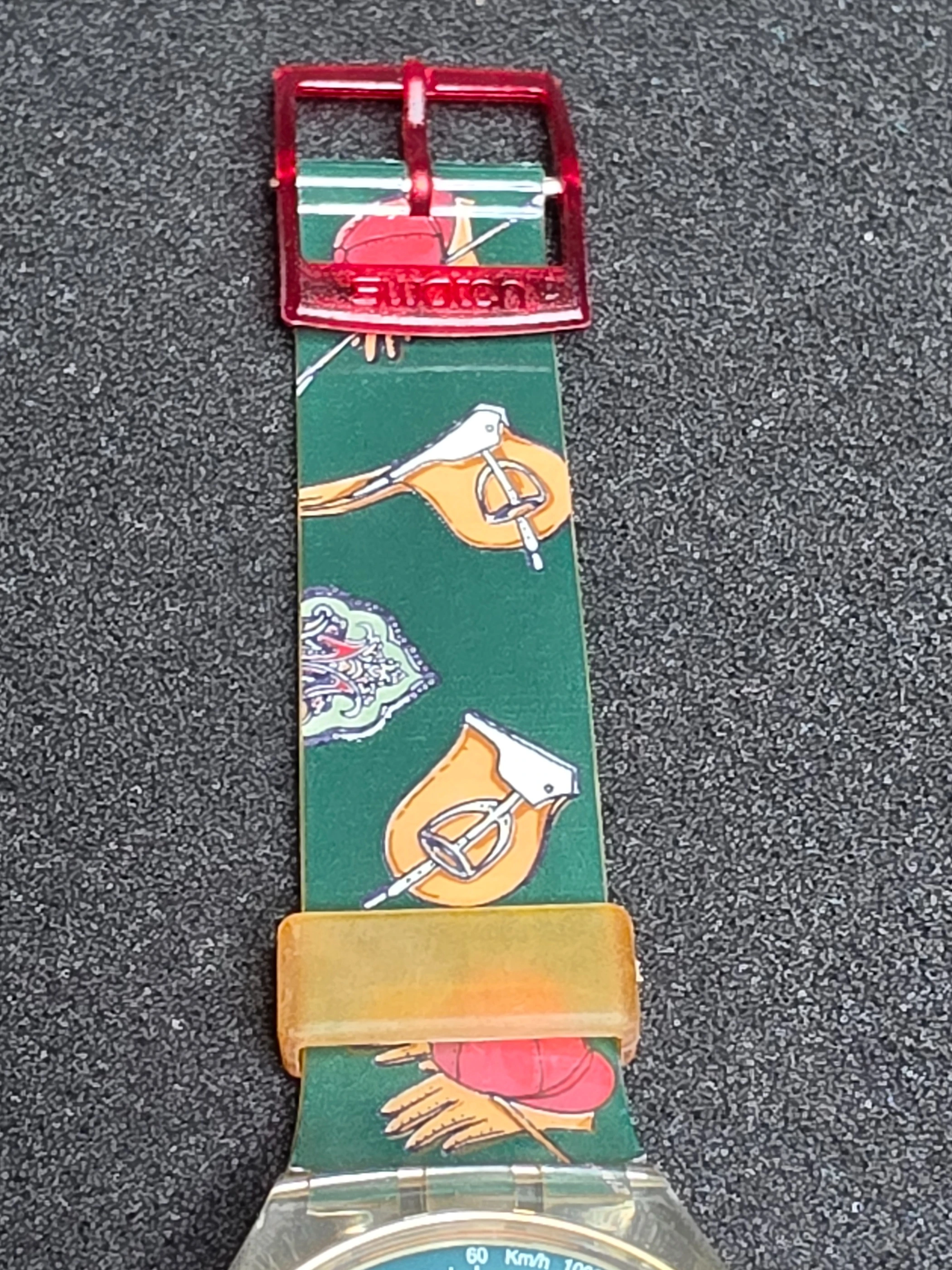 Swatch Chrono Horse Riding SCK103 – 1992 – NOS – Equestrian Theme – view 9