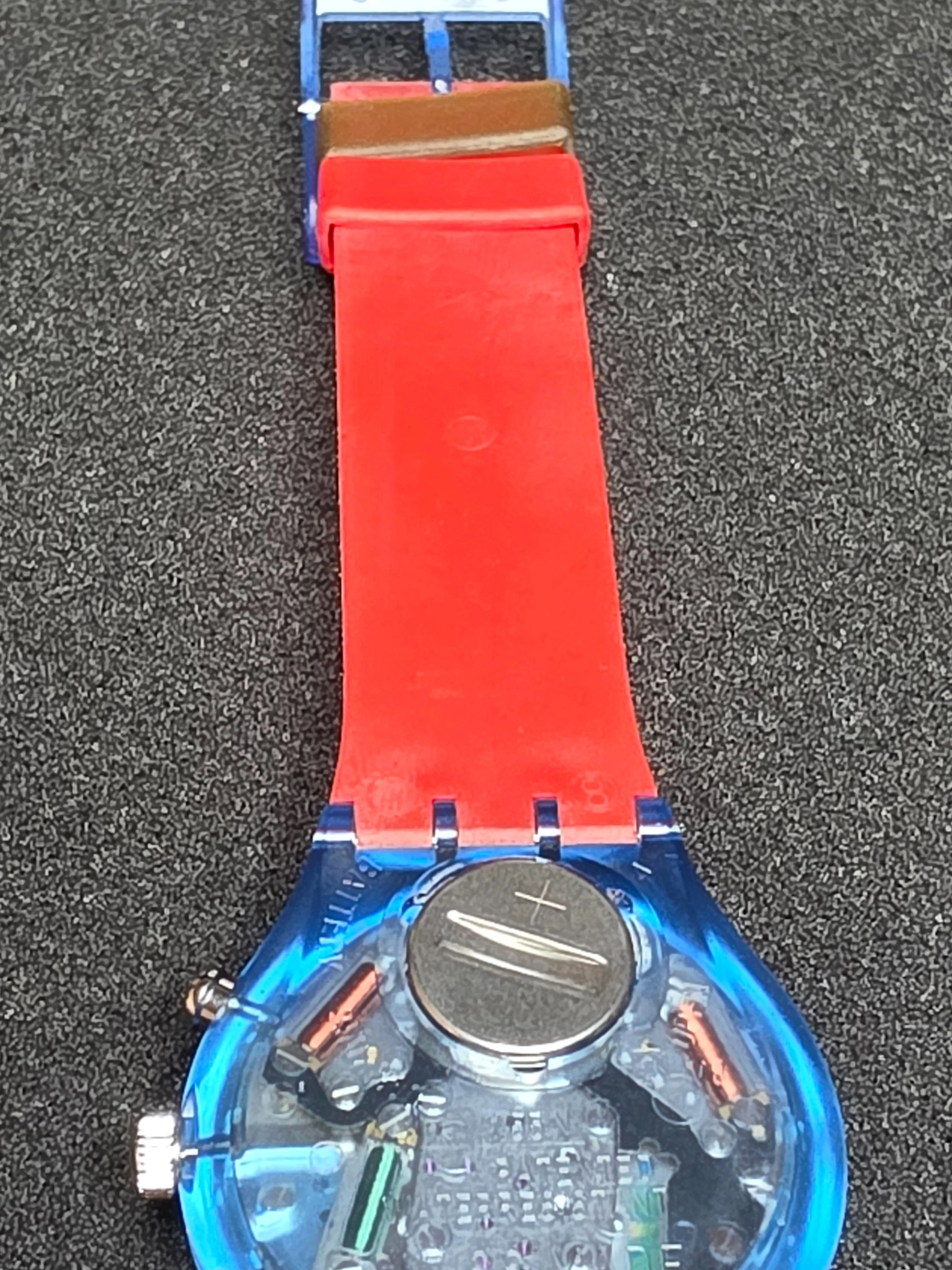 Swatch Chrono JFK SCN103 – 1992 – NOS – Red Strap – view 12