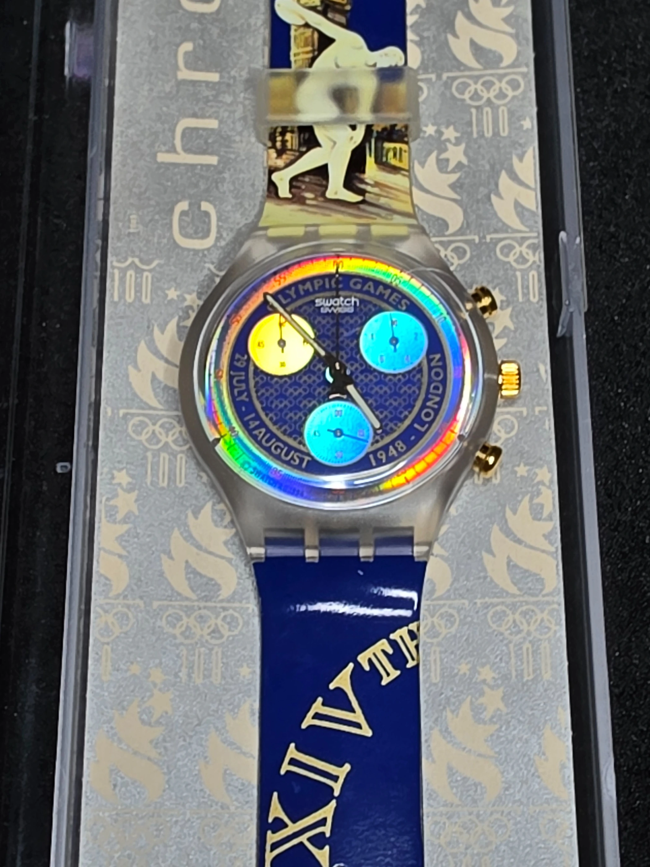 Swatch Chrono Olympic Games SCZ102 – 1994 – NOS – Olympic Theme