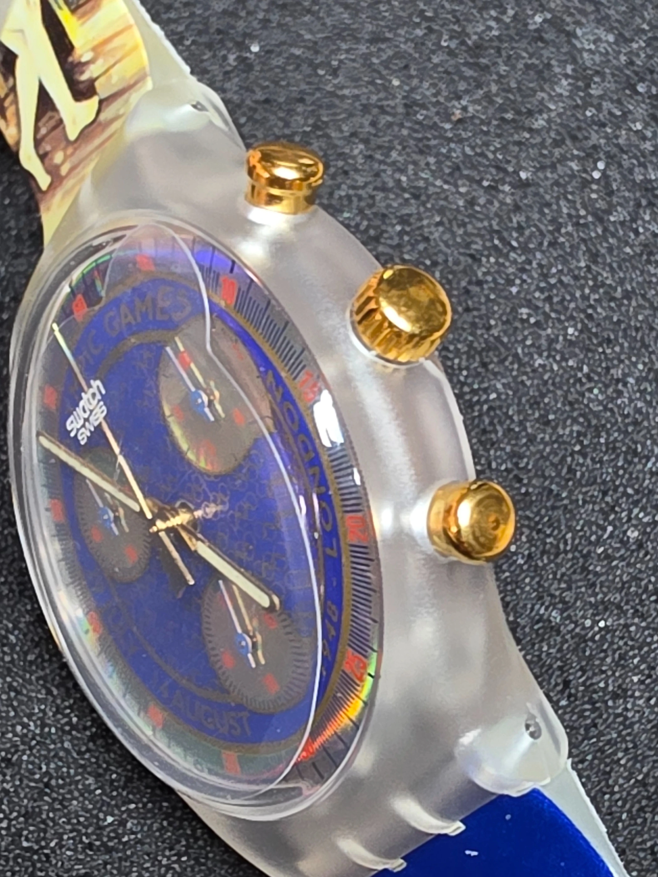 Swatch Chrono Olympic Games SCZ102 – 1994 – NOS – Olympic Theme – view 6