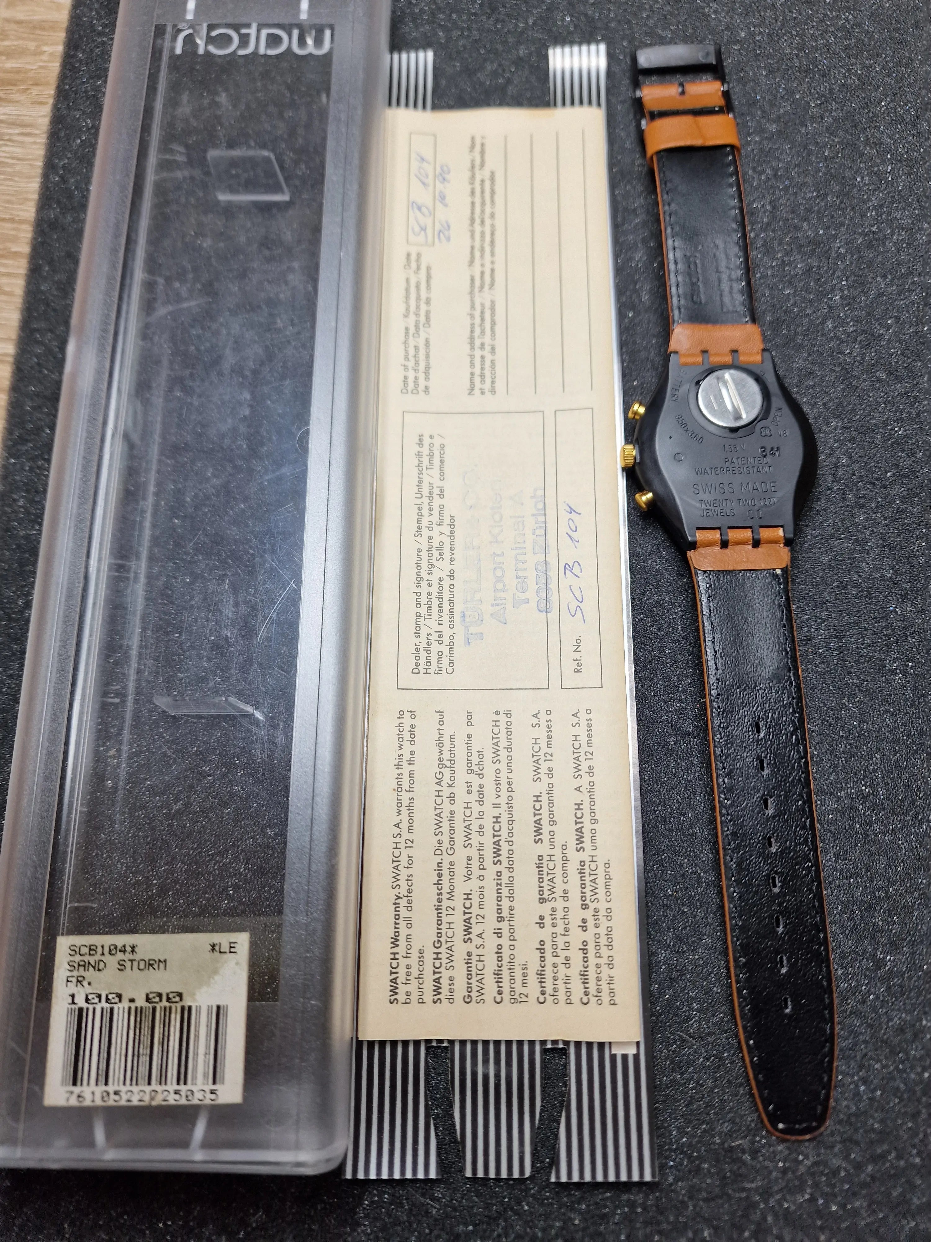 Swatch Chrono SCB104 "Sand Storm" (1991) – Vintage Chronograph 3