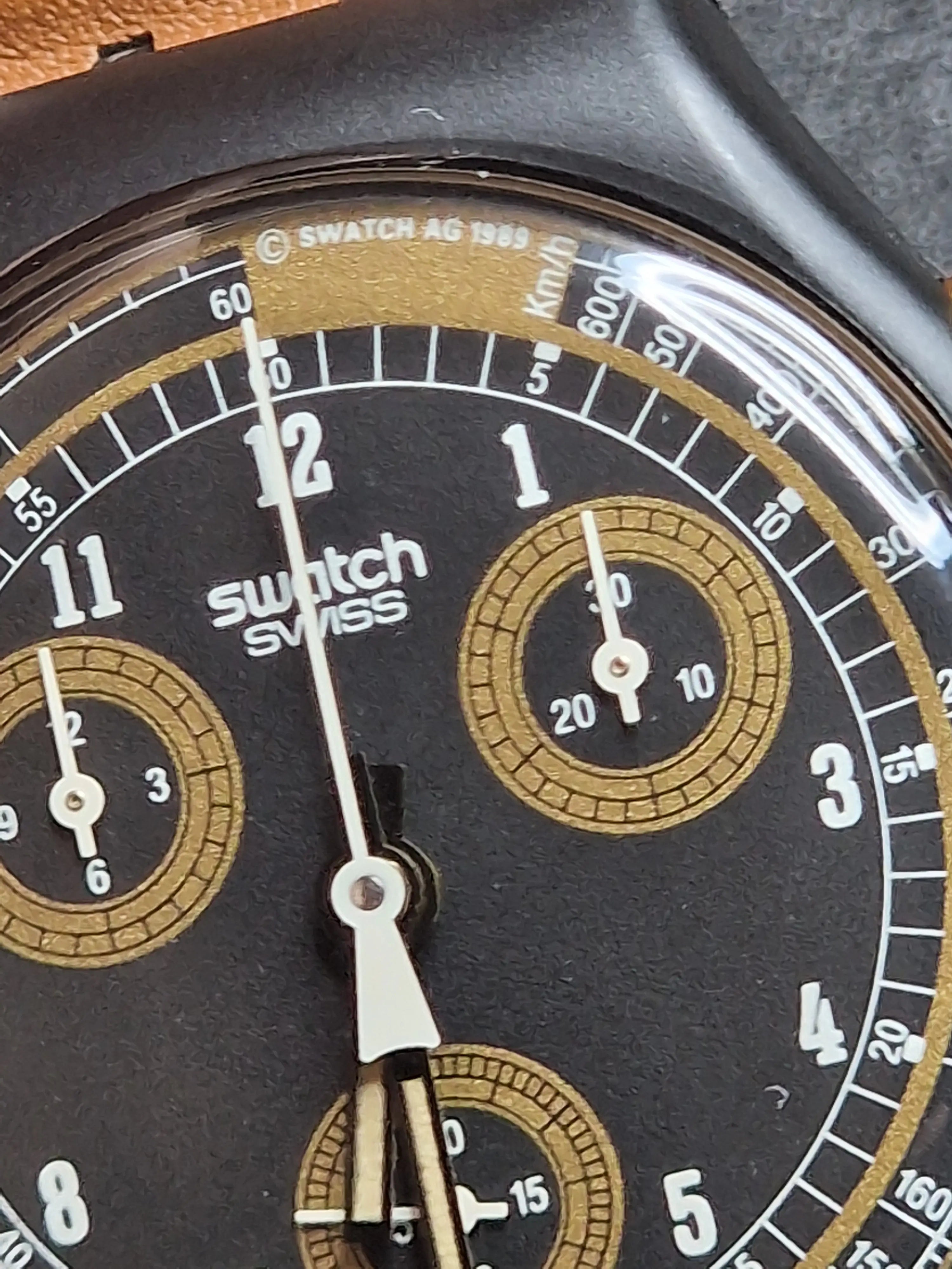 Swatch Chrono SCB104 "Sand Storm" (1991) – Vintage Chronograph 4
