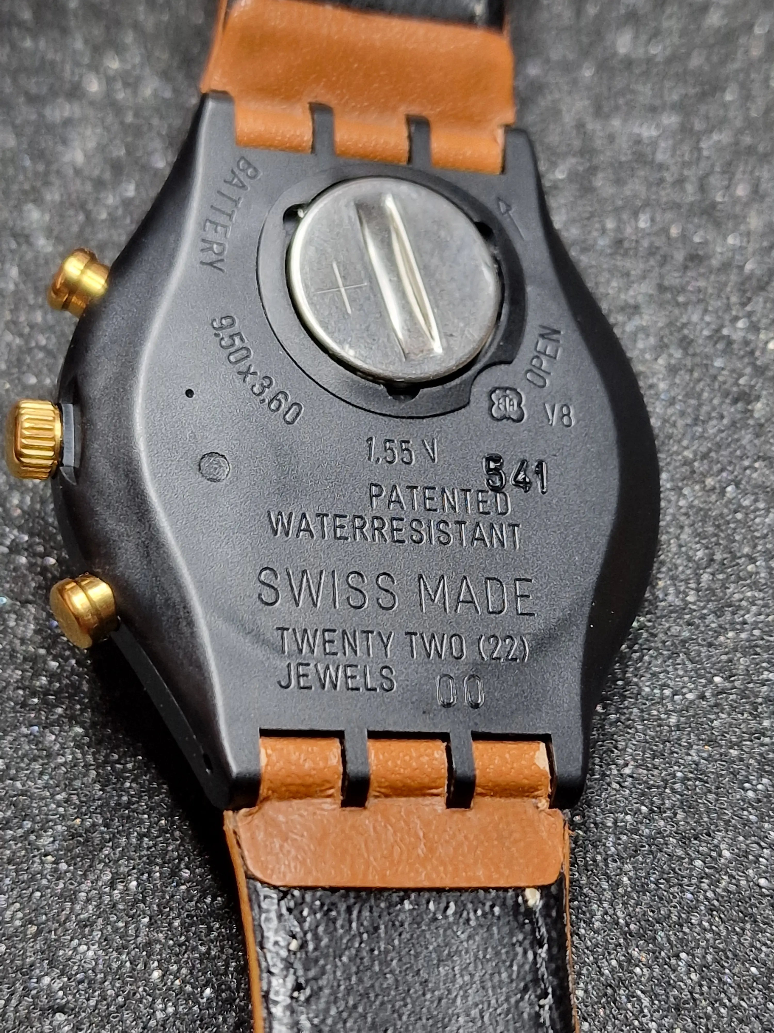 Swatch Chrono SCB104 "Sand Storm" (1991) – Vintage Chronograph 7