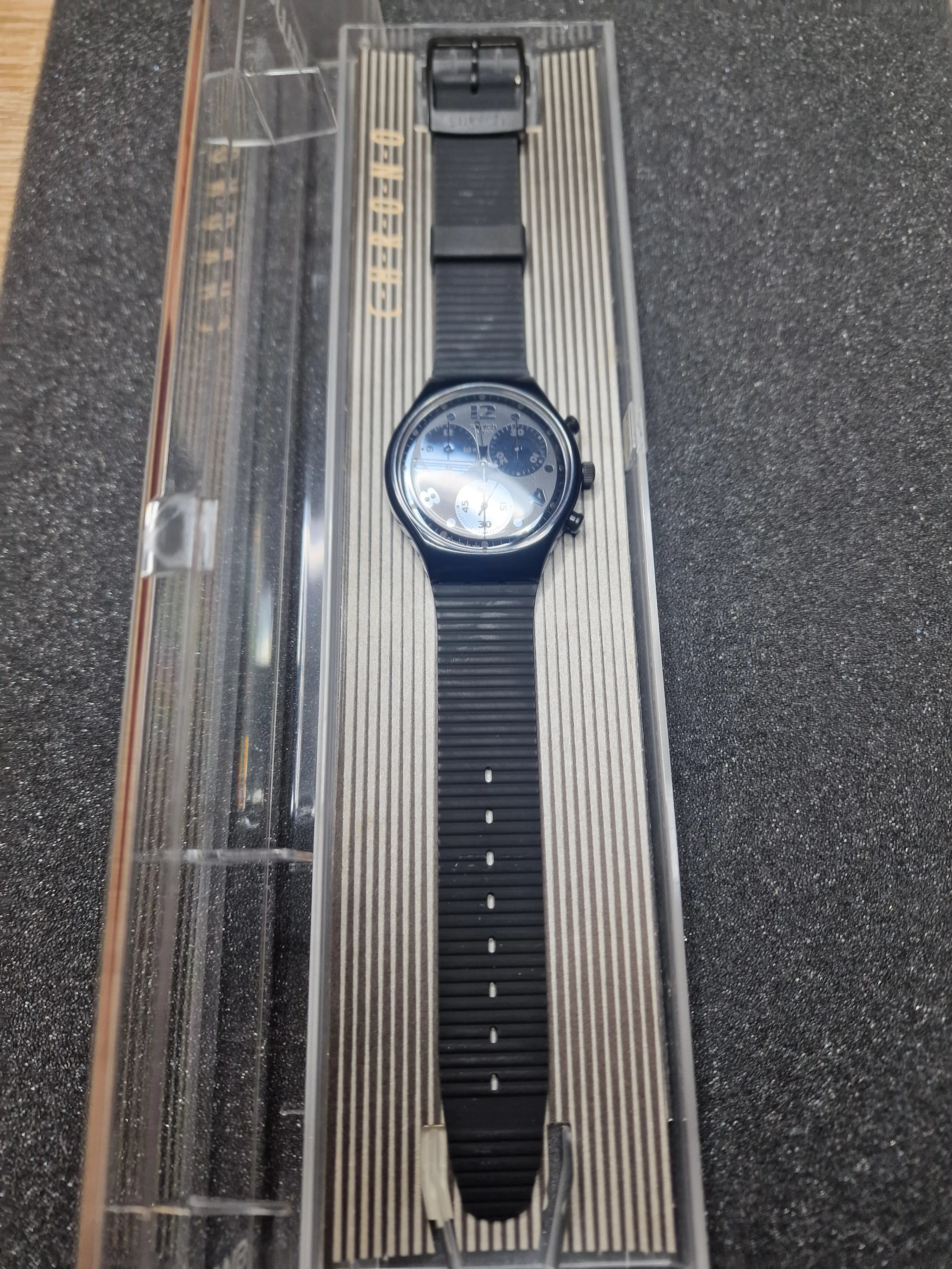 Swatch Chrono SCB110 "Moon Shadow" (1992) – Rare Vintage Chronograph 2