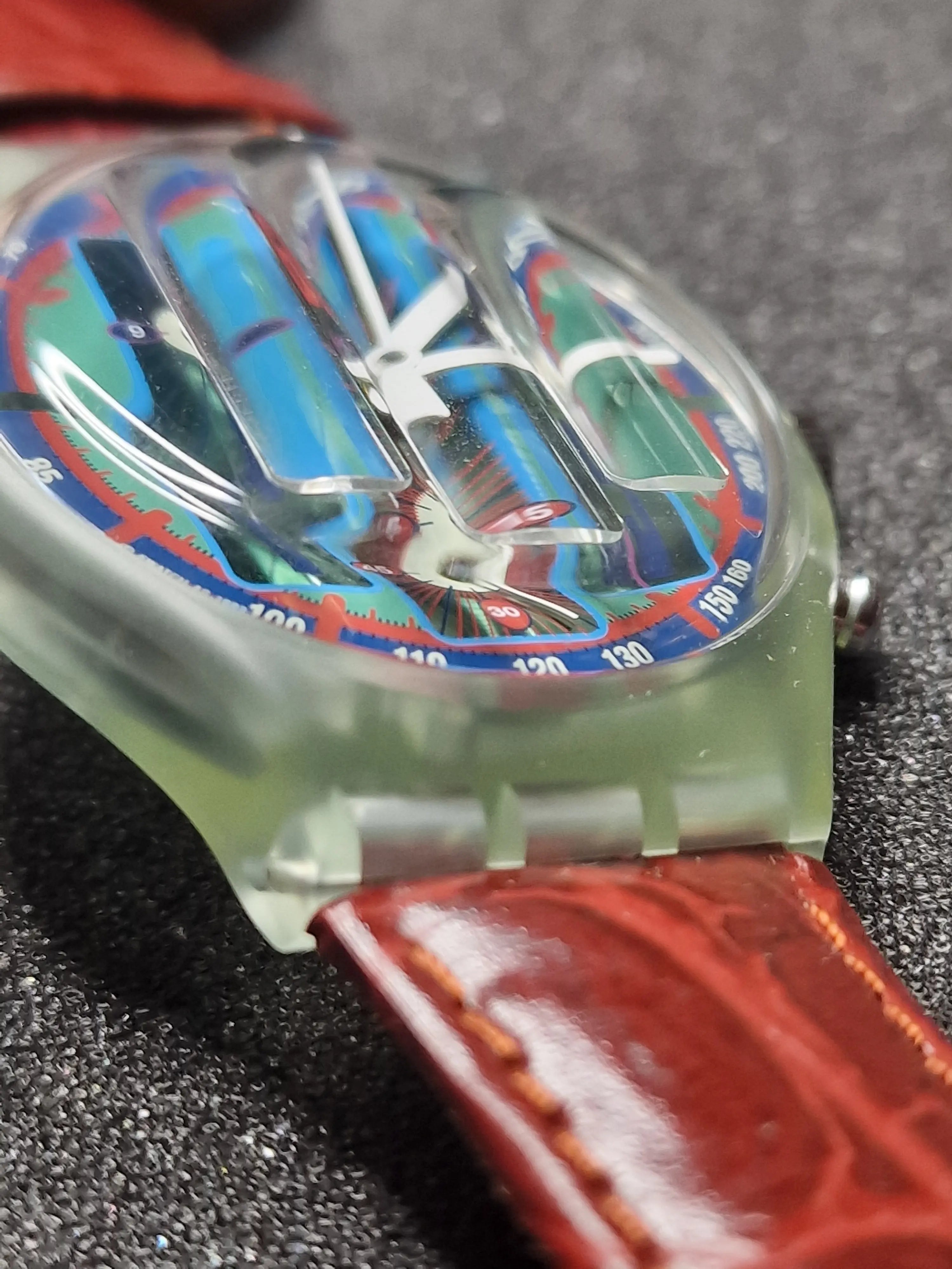 Swatch Chrono SCG105 "Echo Deco" (1994) – Rare Vintage Chronograph ⏱ 7