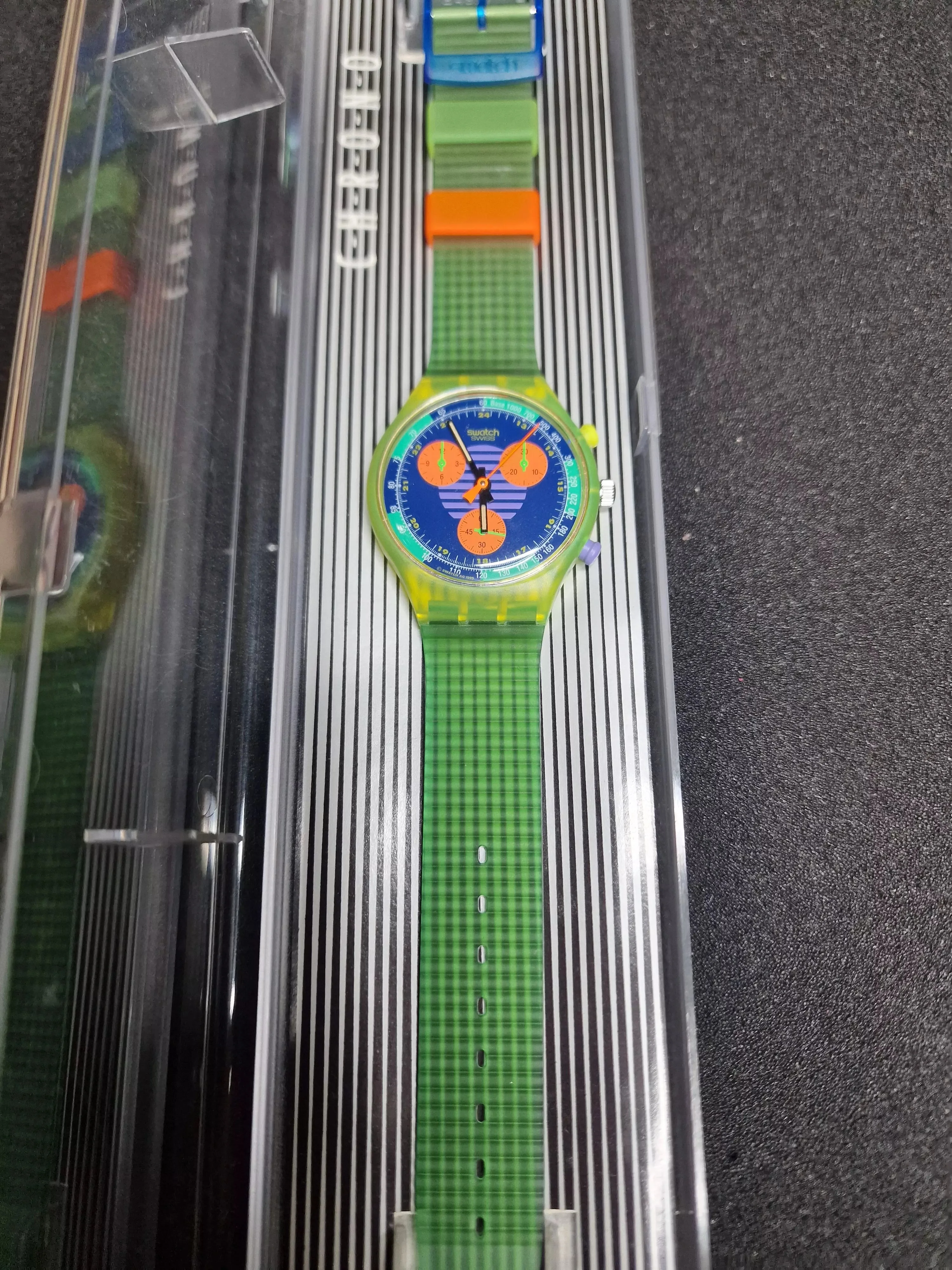Swatch Chrono SCJ100 "Neo Wave" (1991) – Vintage Chronograph Icon ⏱ 2