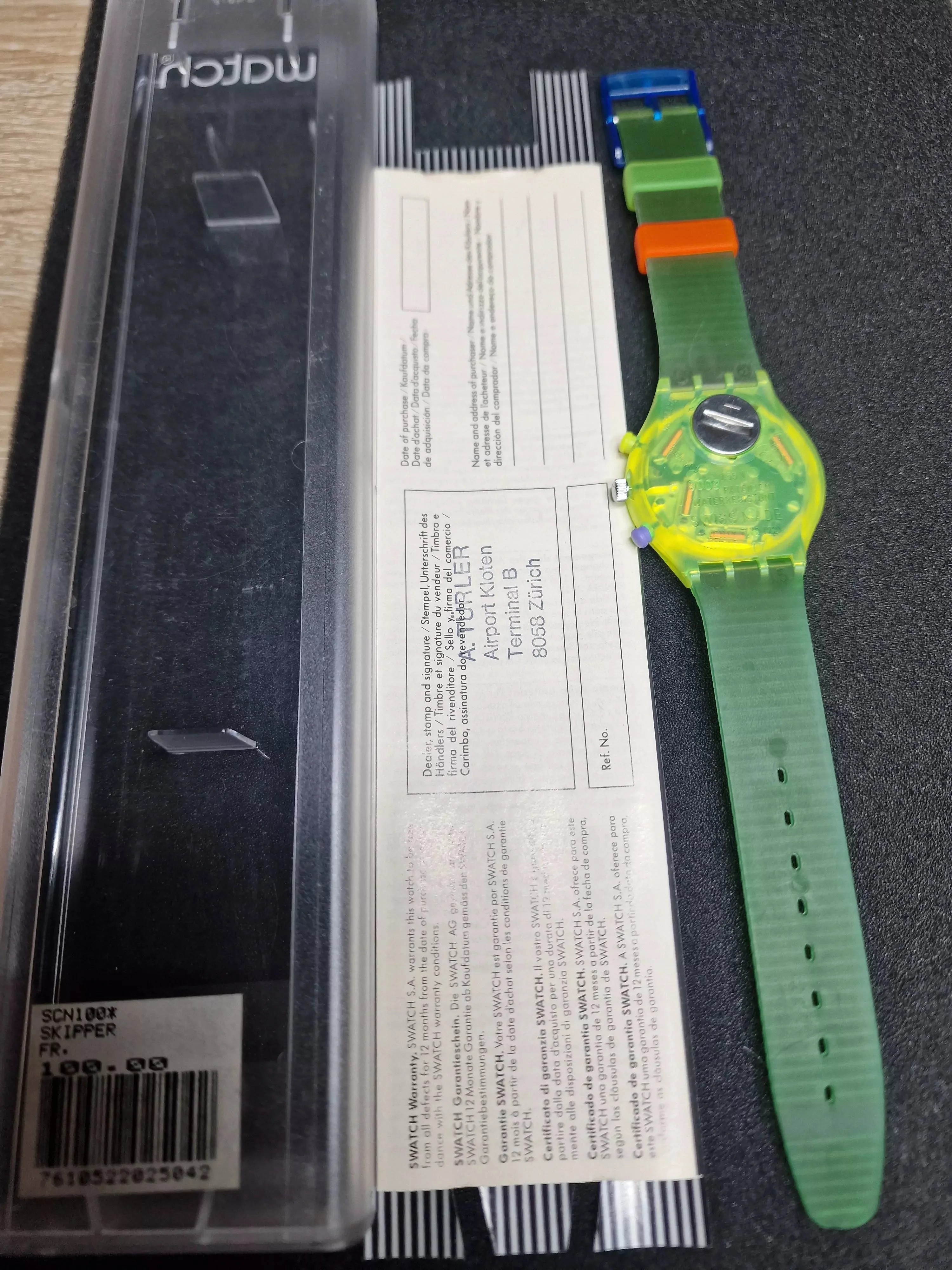 Swatch Chrono SCJ100 "Neo Wave" (1991) – Vintage Chronograph Icon ⏱ 3