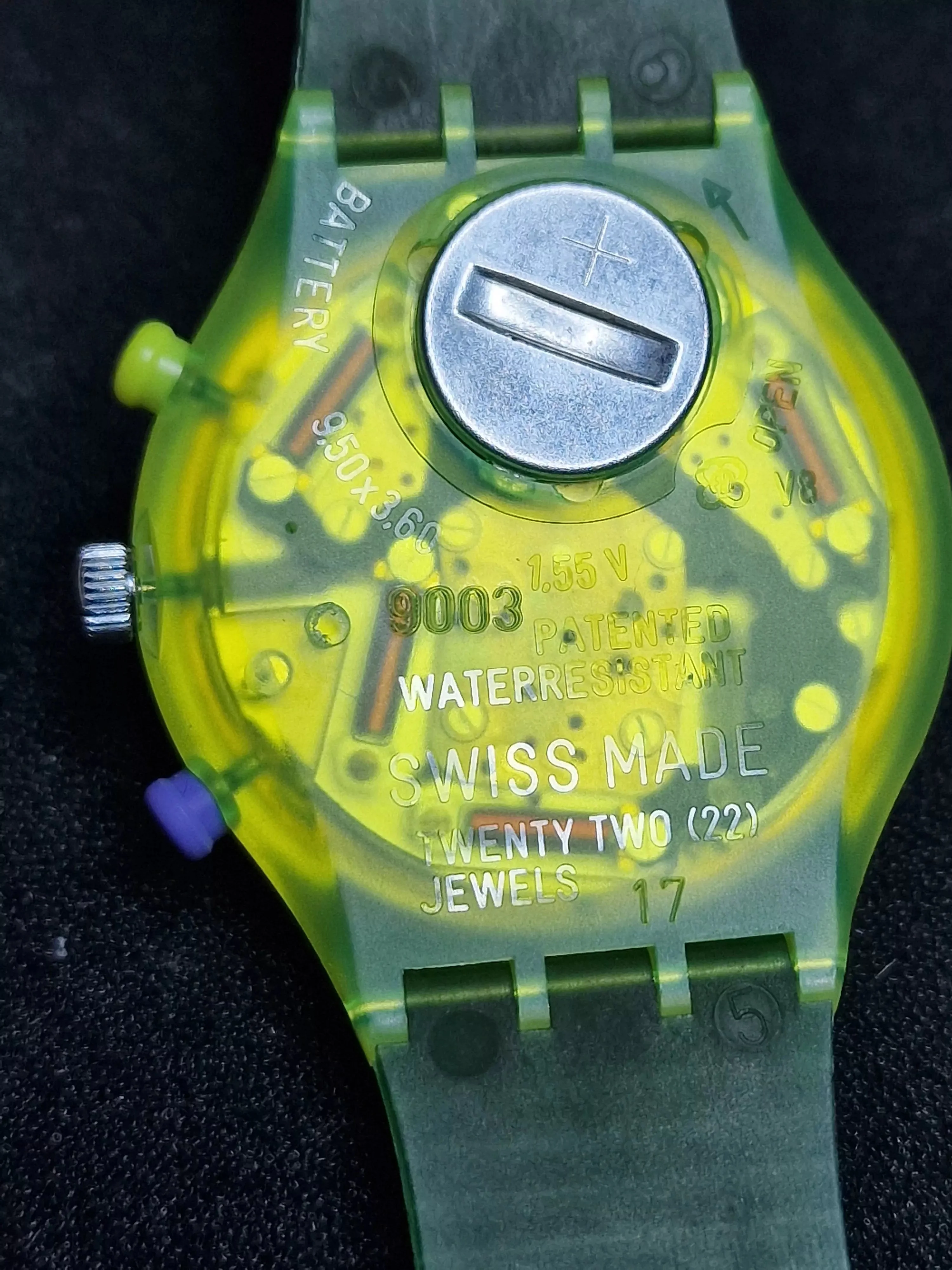 Swatch Chrono SCJ100 "Neo Wave" (1991) – Vintage Chronograph Icon ⏱ 7
