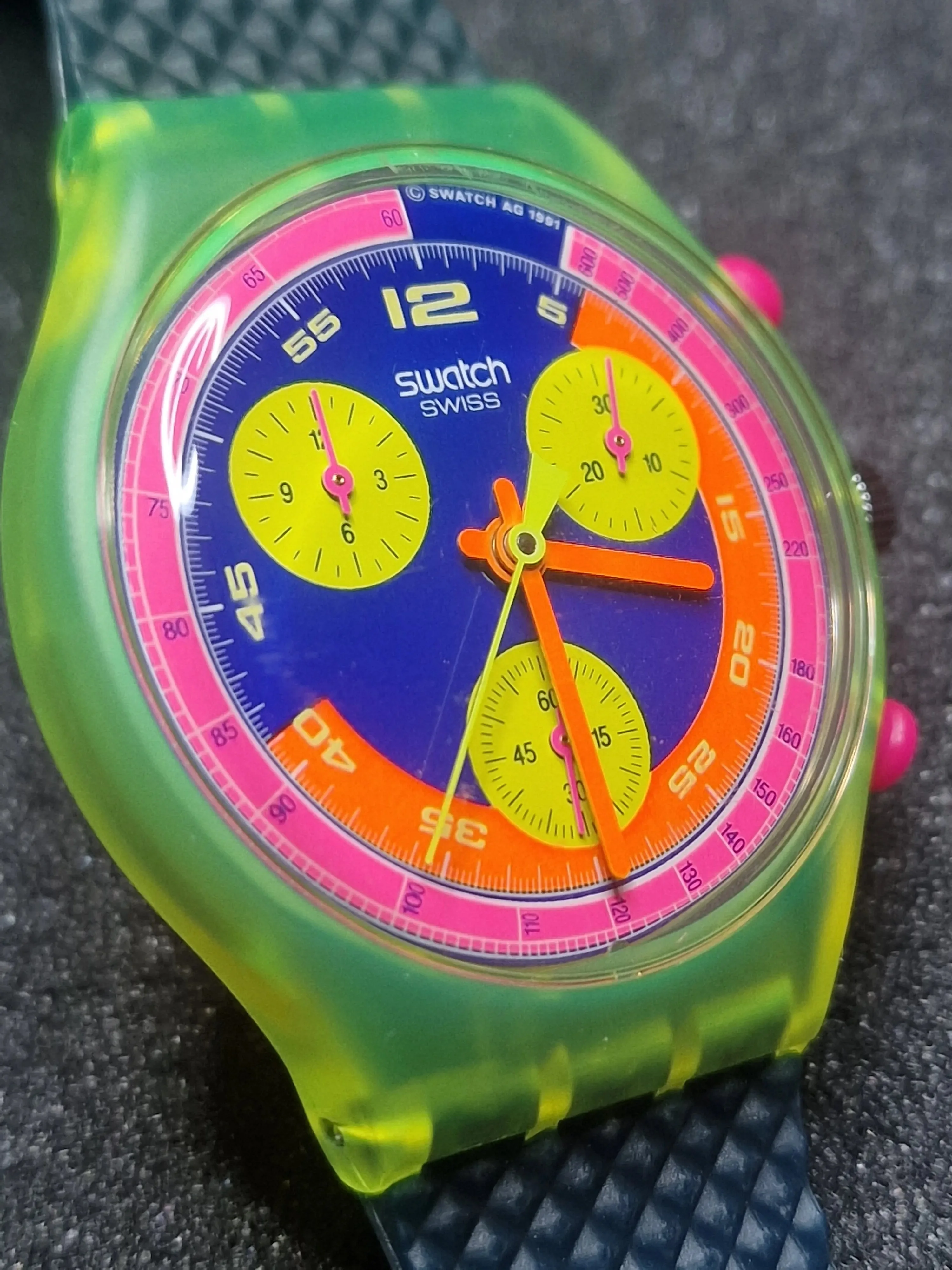 ⏱ Swatch Chrono SCJ101 "Grand Prix" (1992) Very Rare 4