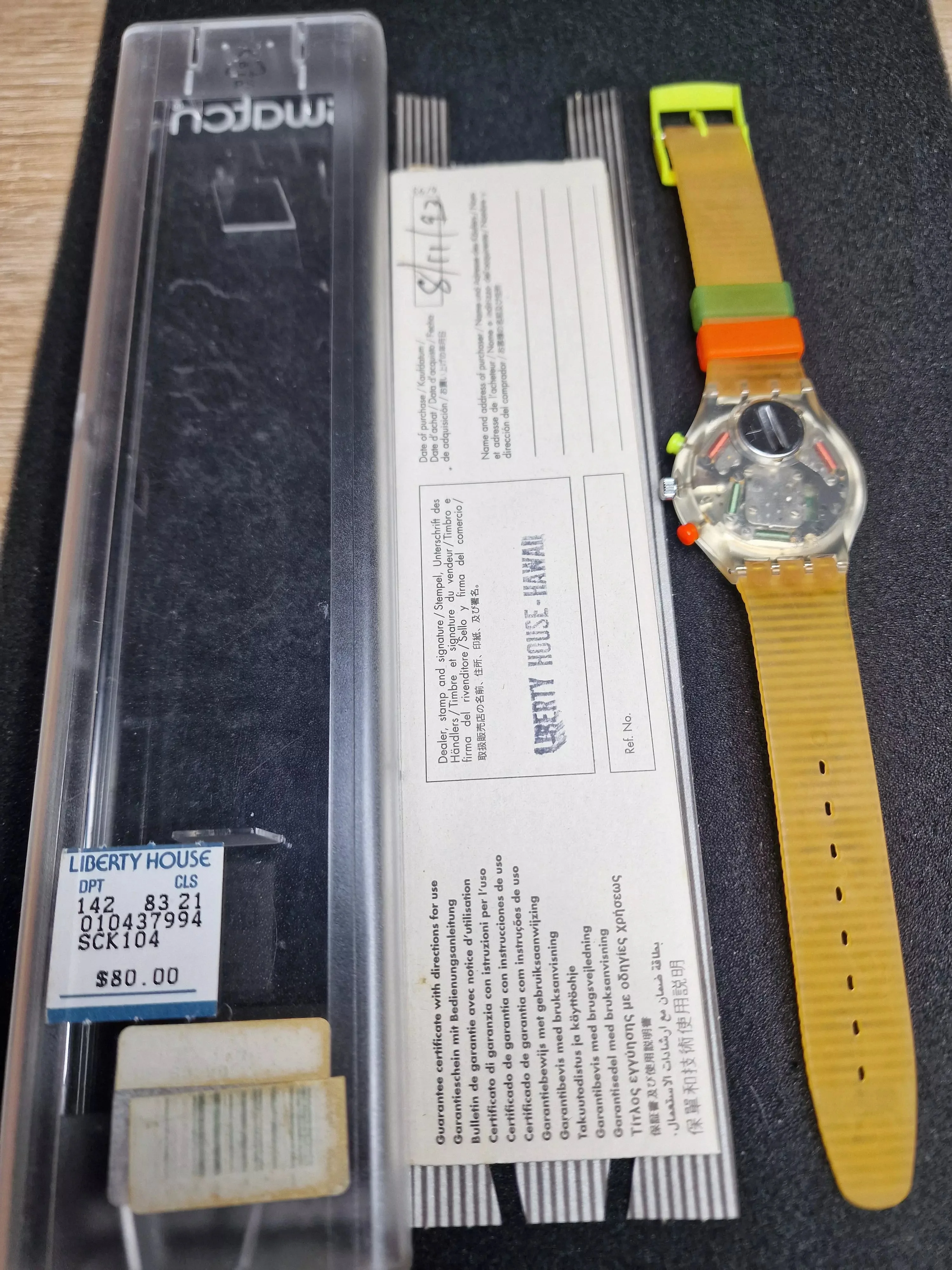 Swatch Chrono SCK104 "Jelly Stag" (1992) – Rare Neon Chronograph 5