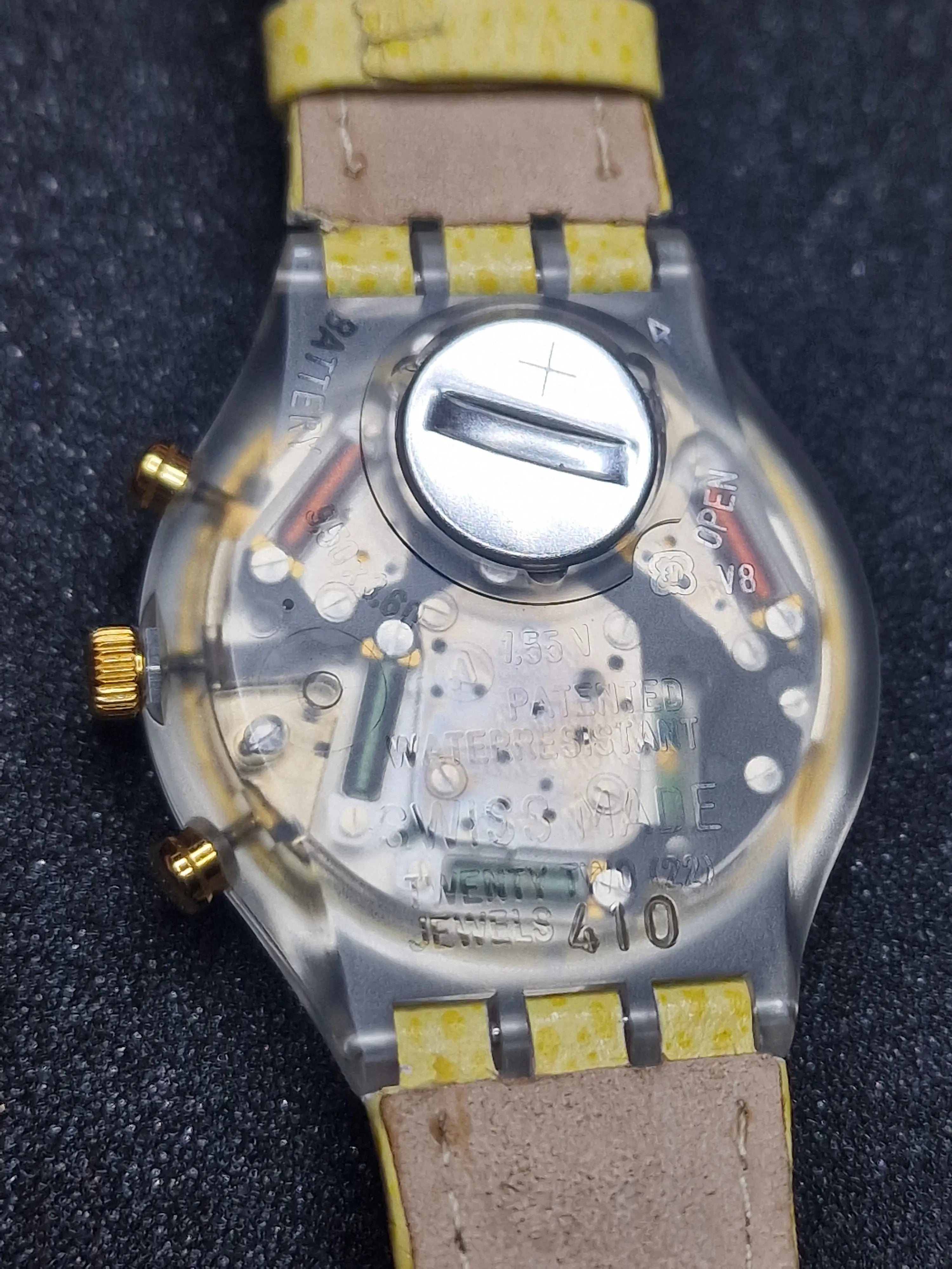 Swatch Chrono SCK106 "Lemon Breeze" (1994) – Vintage Collectible Watch 7