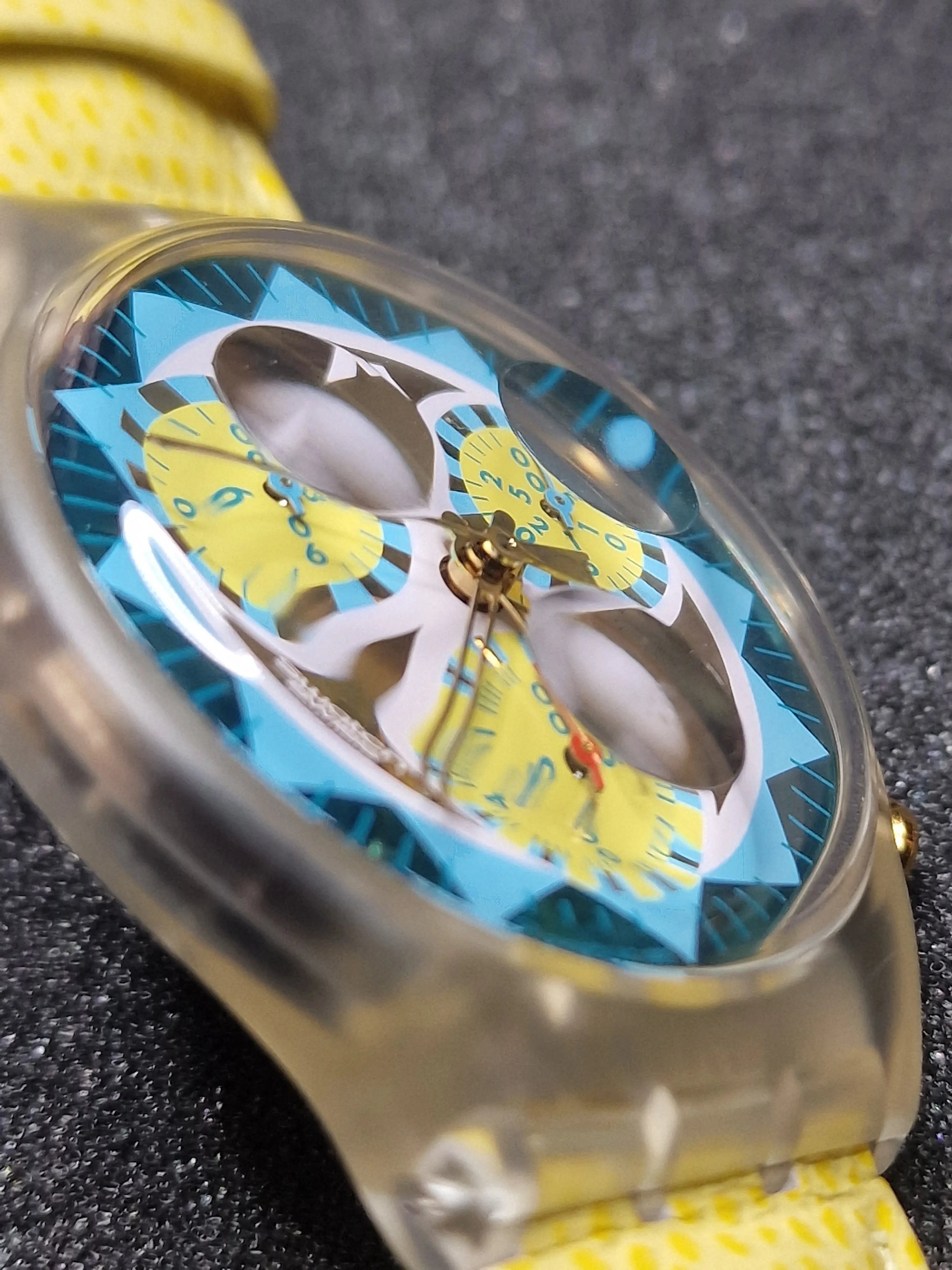 Swatch Chrono SCK106 "Lemon Breeze" (1994) – Vintage Collectible Watch 8