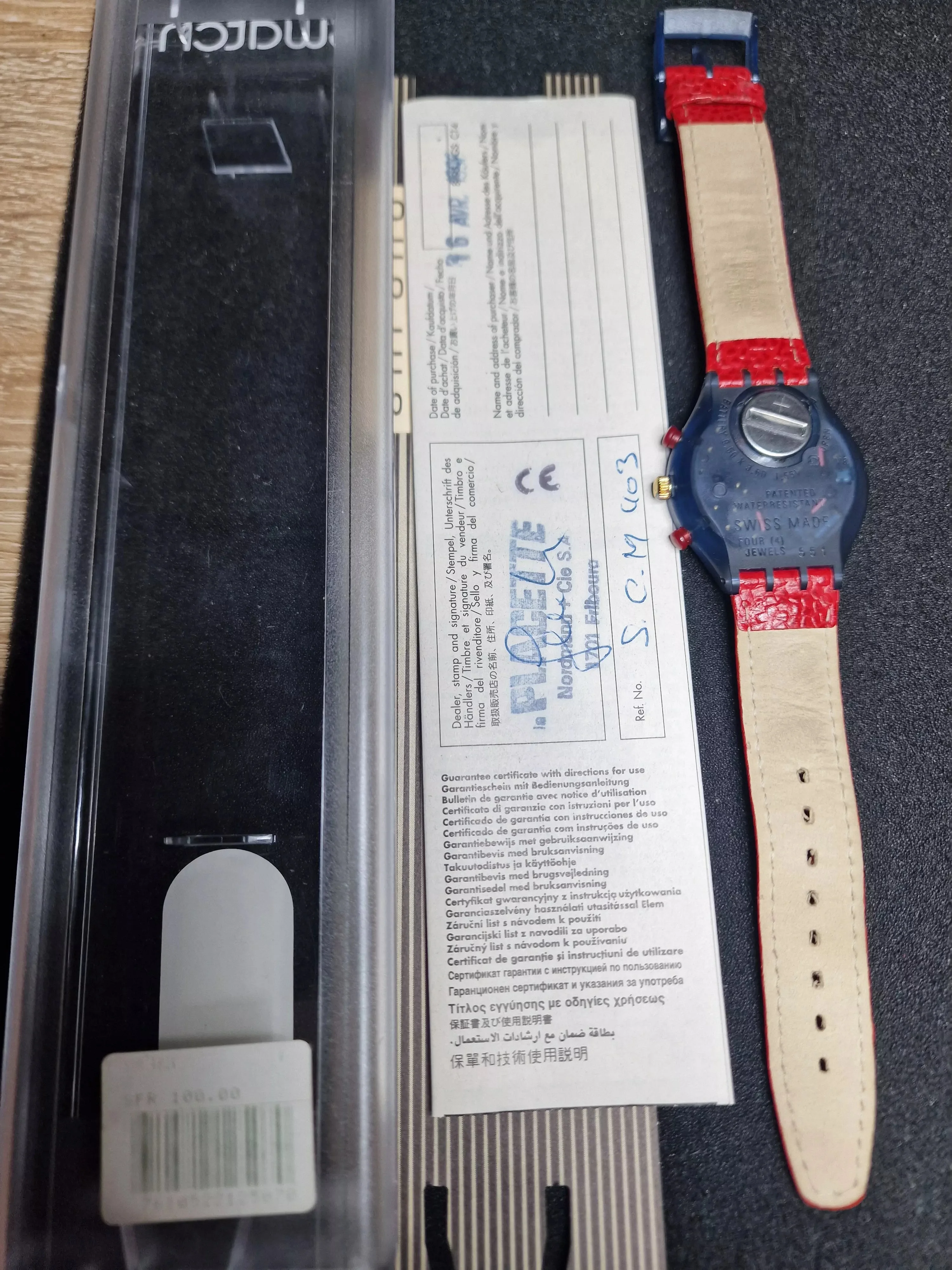 Swatch Chrono SCM403 "Rallye" (1996) – Racing Spirit - 3