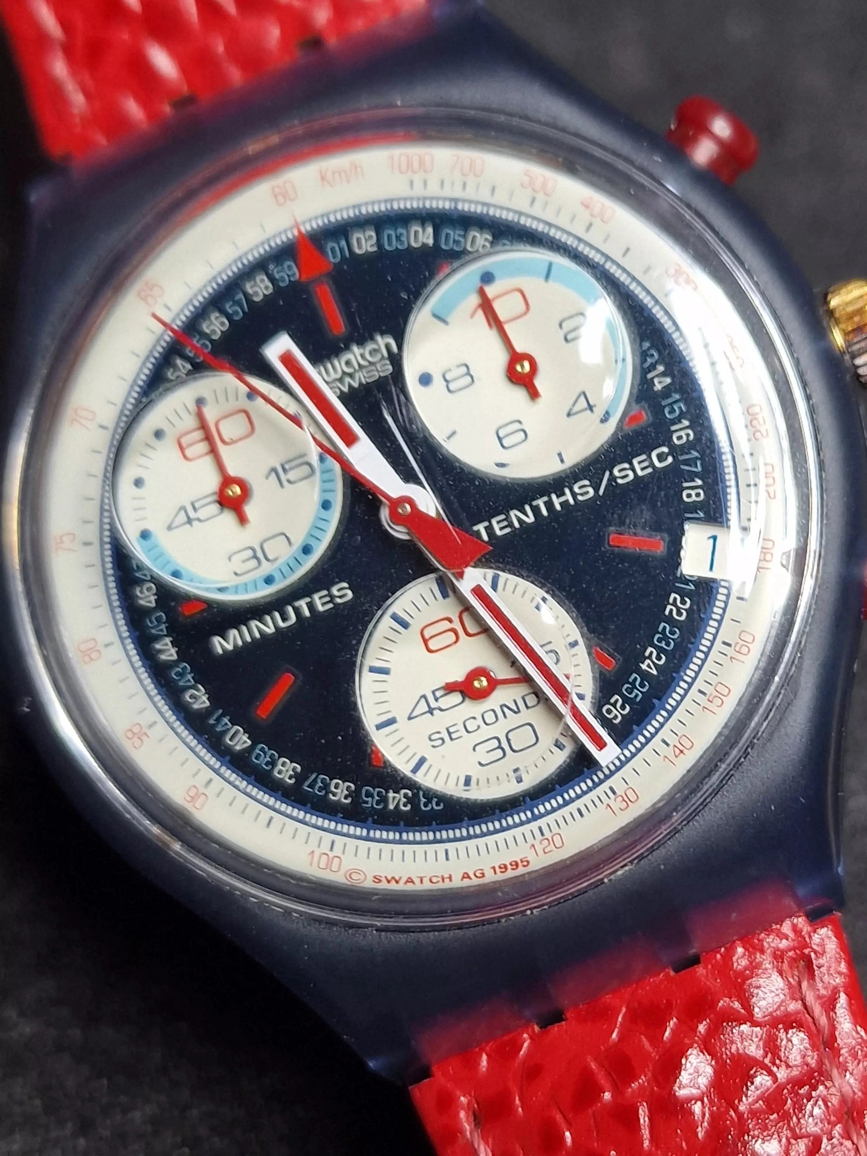 Swatch Chrono SCM403 "Rallye" (1996) – Racing Spirit - 4