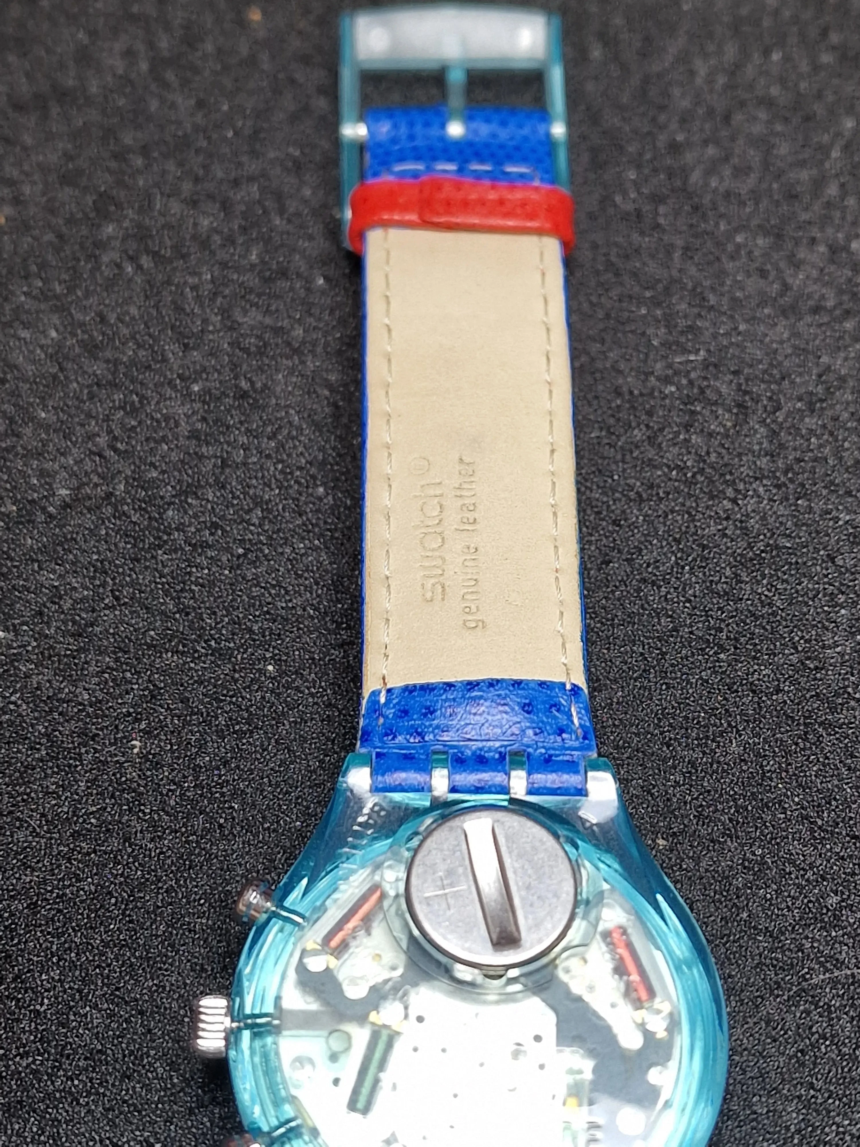 ⏱️ Swatch Chrono SCN112 "Echodeco" (1994) – Rare Blue Edition - 10