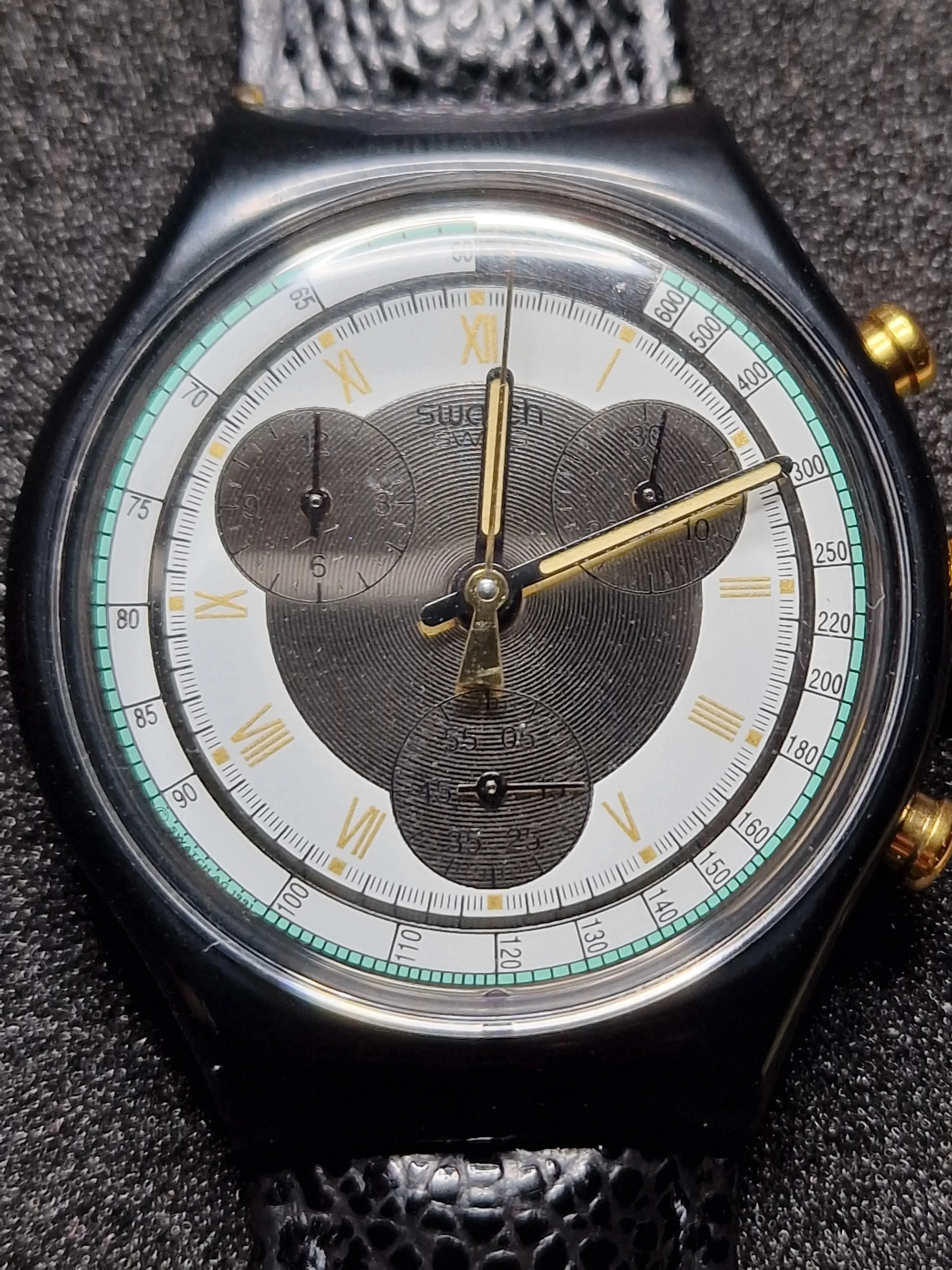 ⏱️ Swatch Chrono SCP109 "Colossal" (1991) – Vintage Rarity - 4