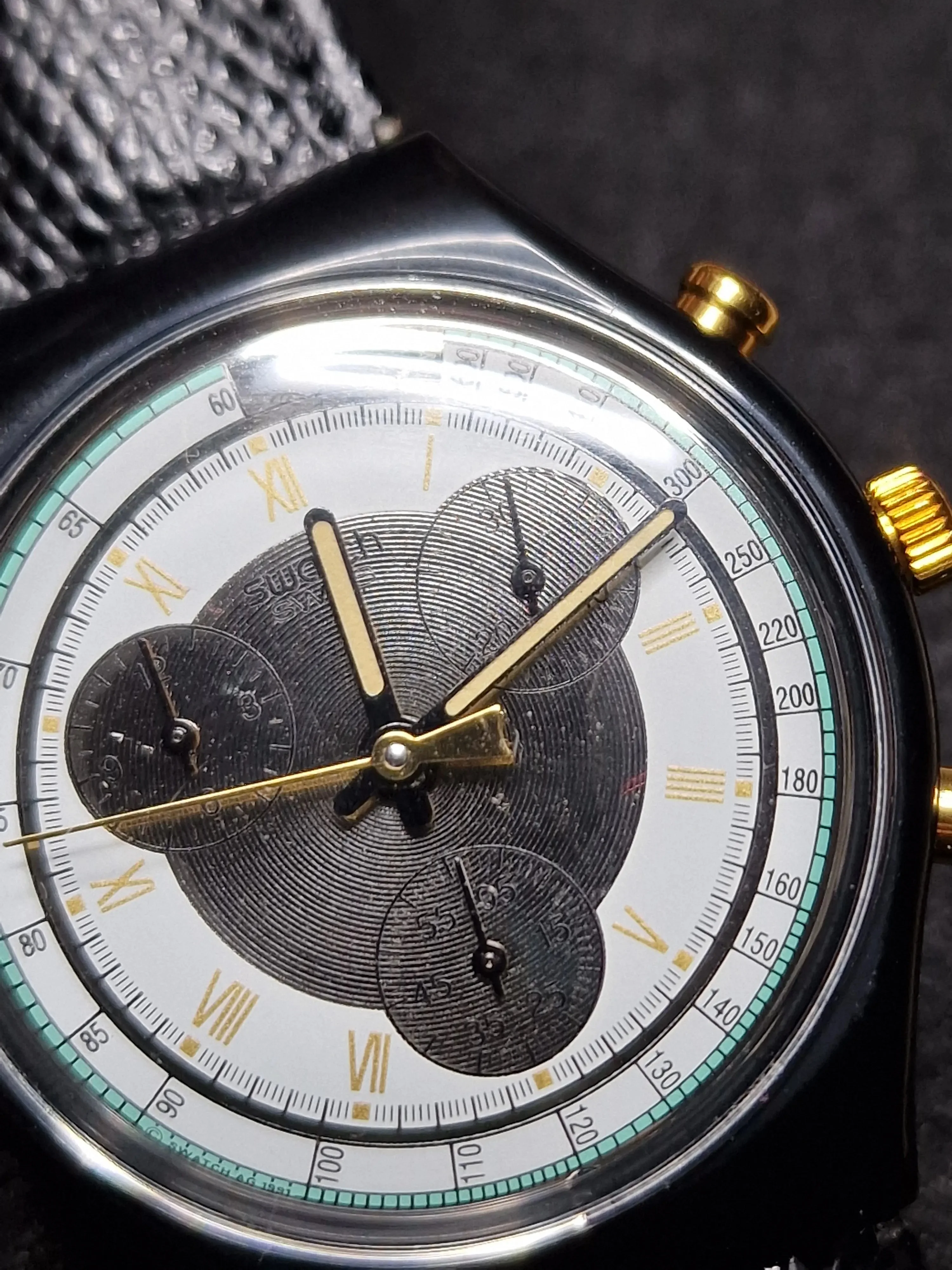 ⏱️ Swatch Chrono SCP109 "Colossal" (1991) – Vintage Rarity - 12