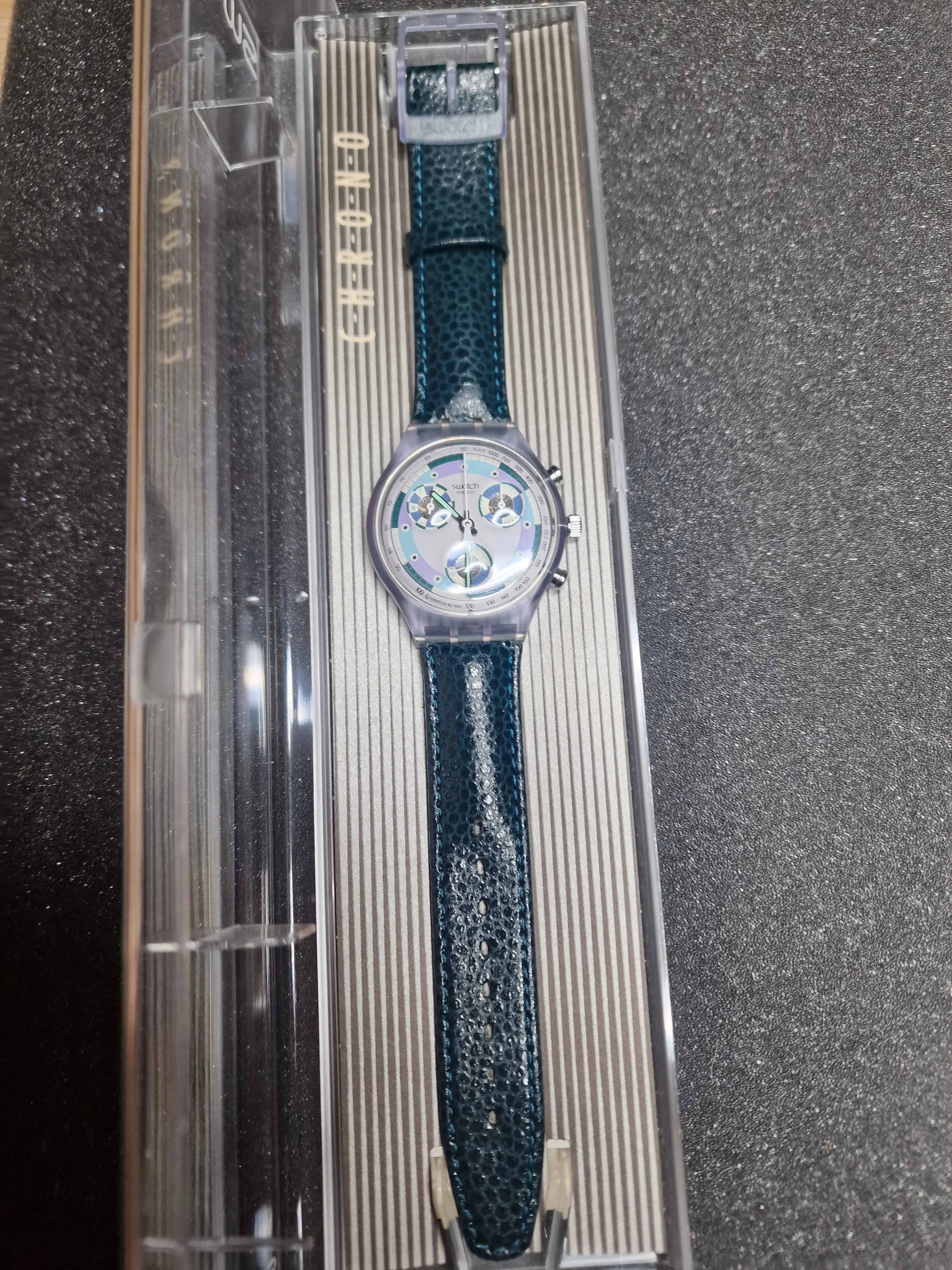 Swatch Chrono SCV100 “Greentic” (1992) – Rare Vintage Chronograph 2
