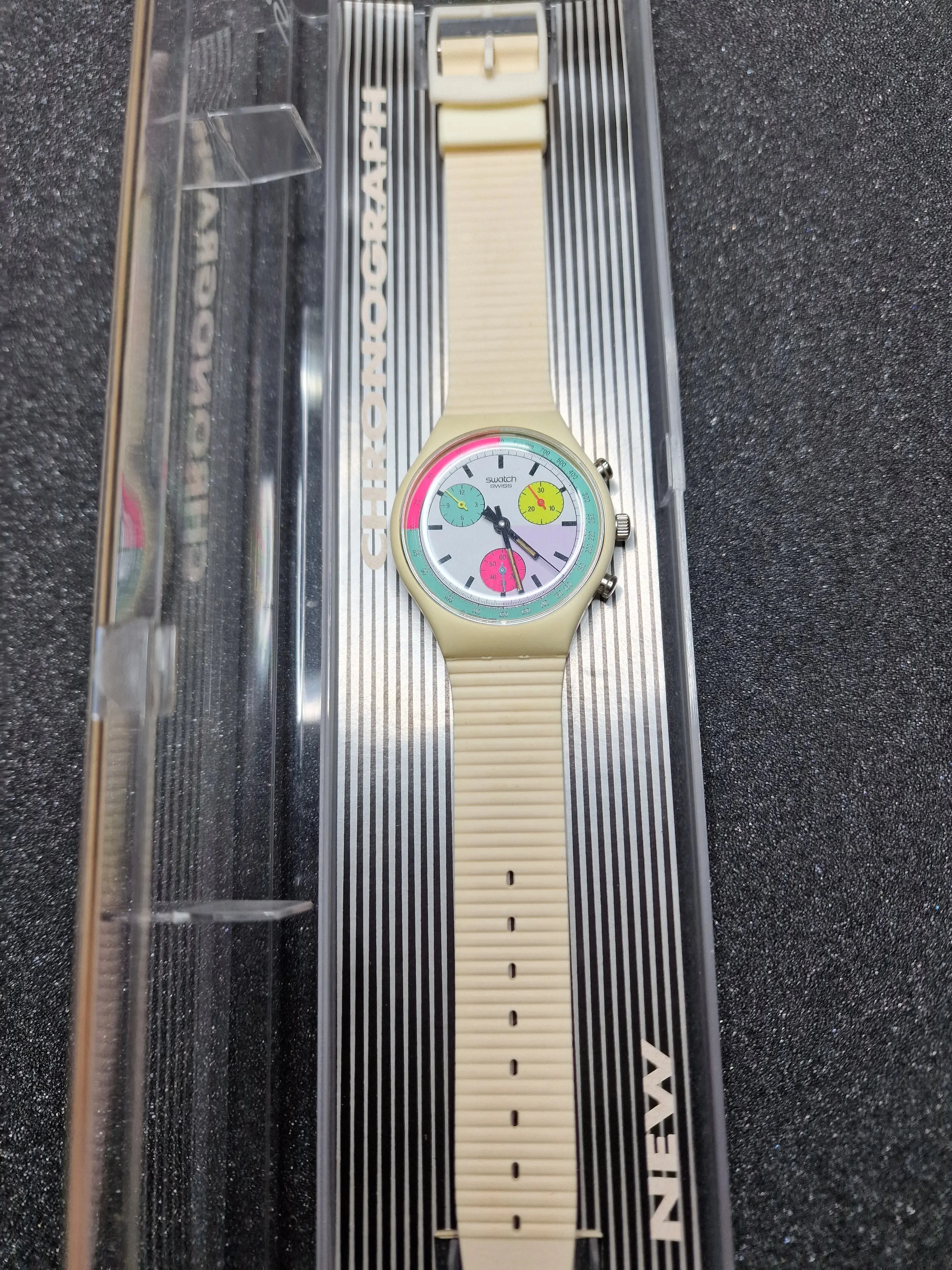 Swatch Chrono SCW100 “White Horses” (1990) ⏱ - 2