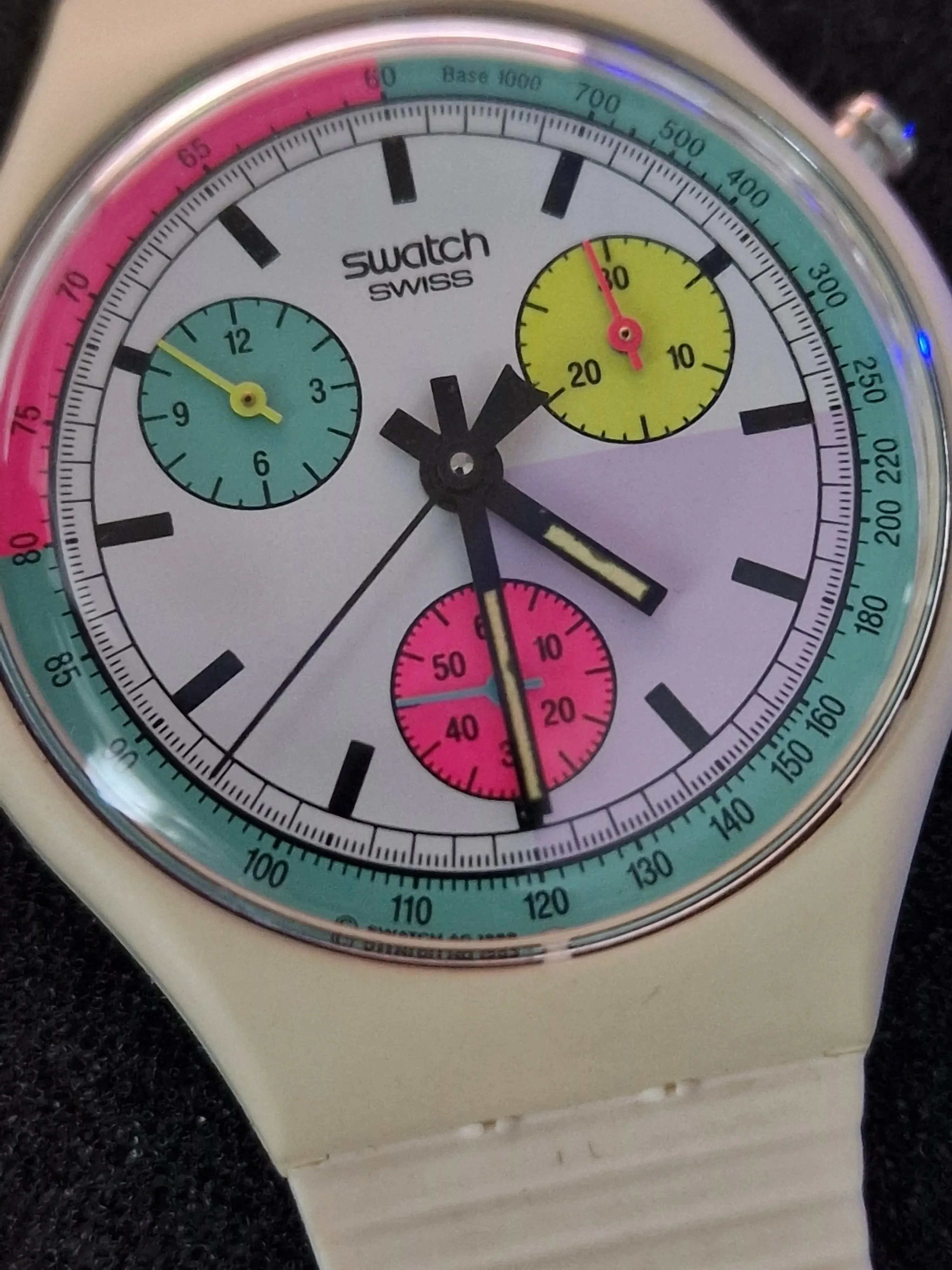 Swatch Chrono SCW100 “White Horses” (1990) ⏱ - 14
