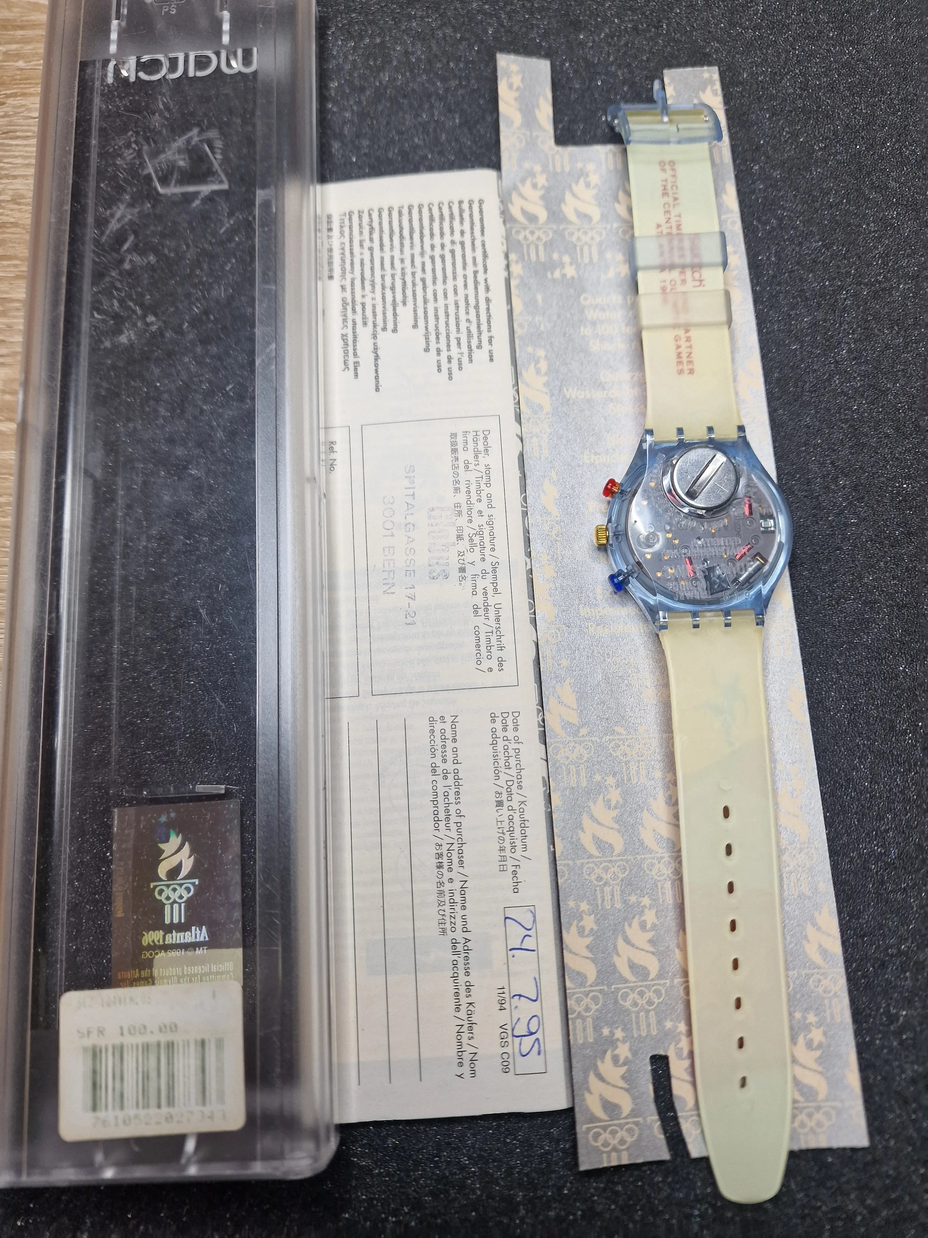 Swatch Chrono SCZ104 "Kalos" – Olympic Special (1996) 3