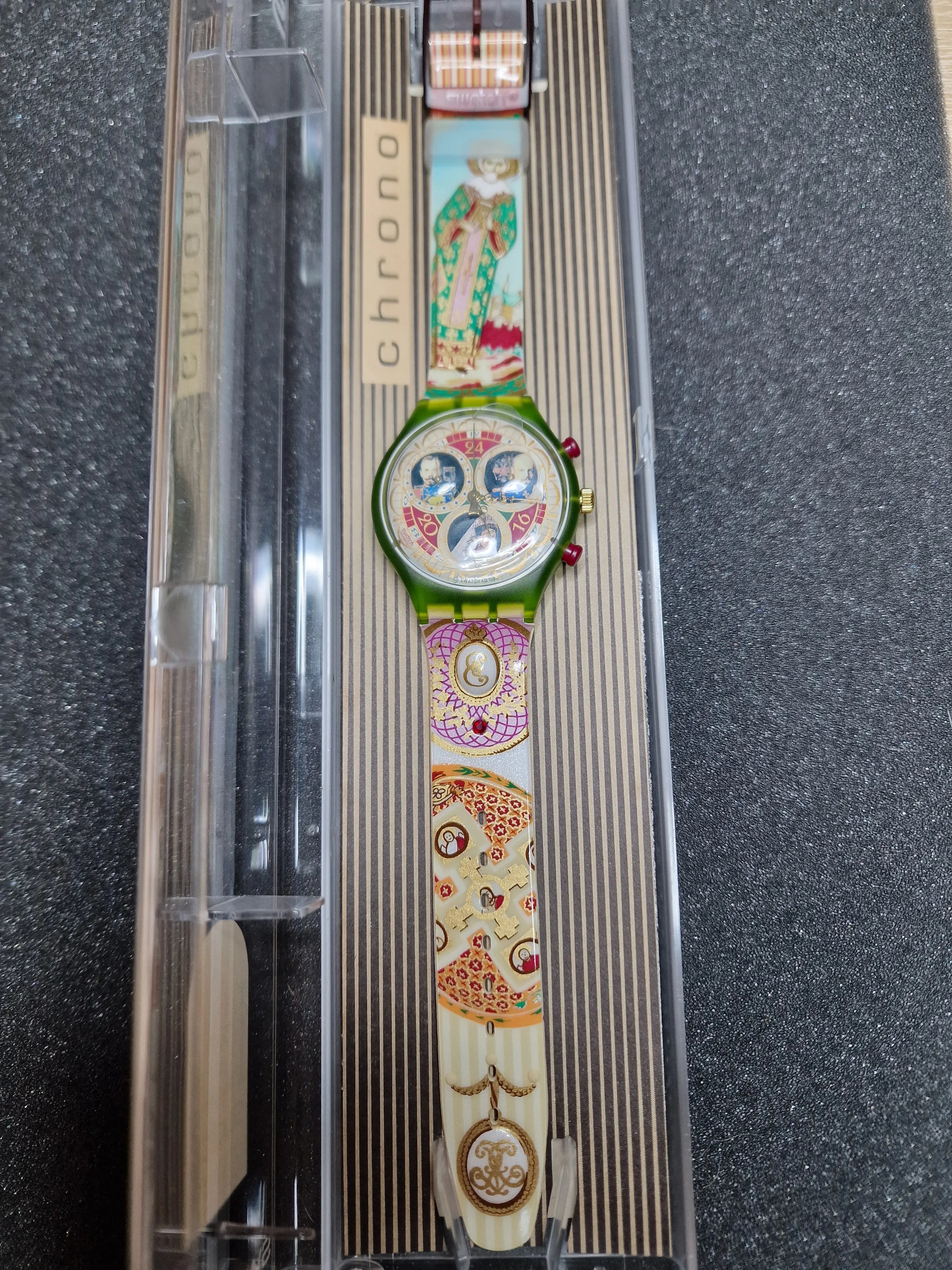 Swatch Chrono SGC107 “Russian Treasures” (1994) – Rare Special Edition ⌚ 2