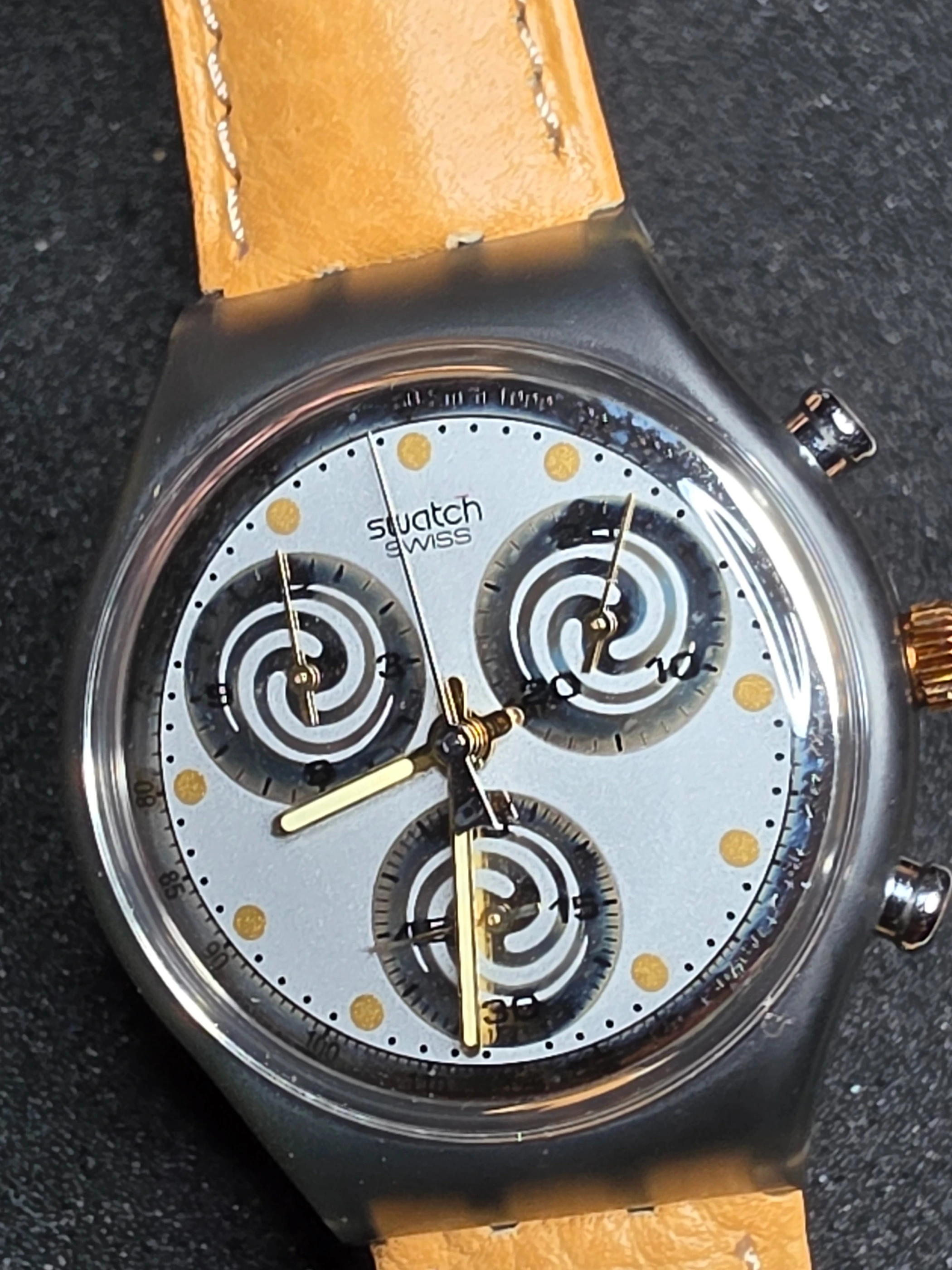 Swatch Chrono Sirii SCM101 – 1992 – NOS – Unique Dial – view 4