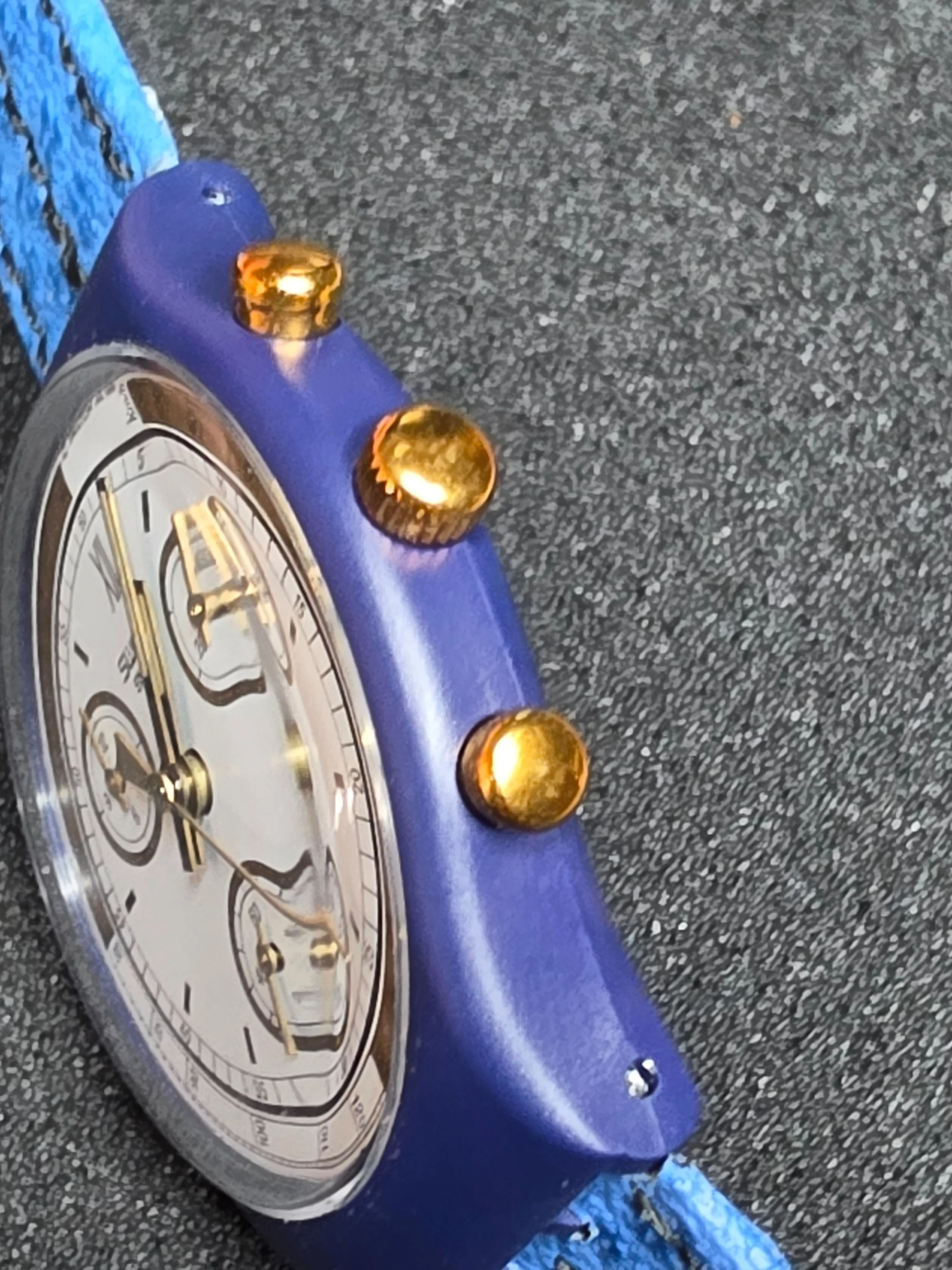 Swatch Chrono Skipper SCN100 – 1990 – NOS – Blue Dial – view 6