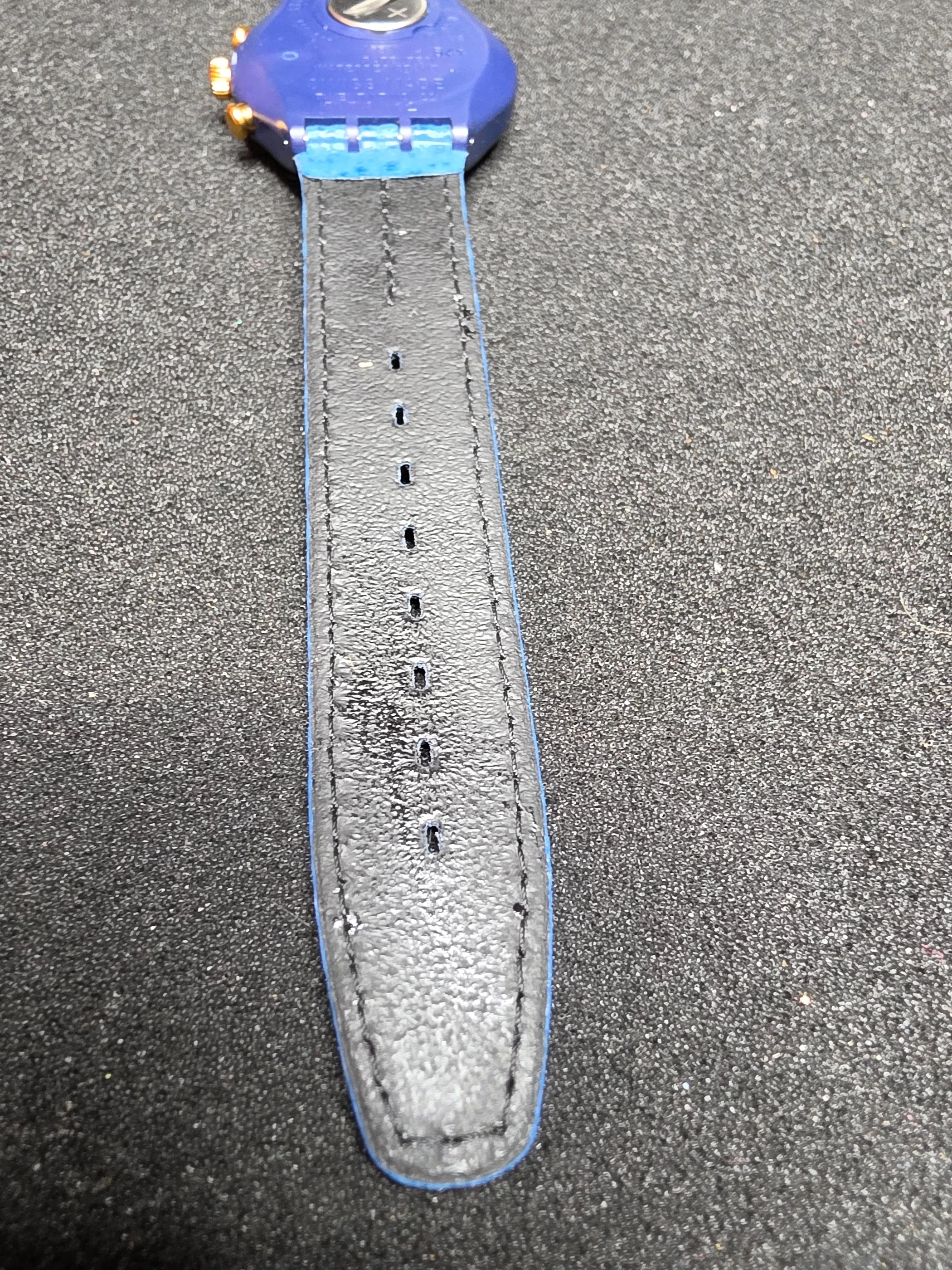 Swatch Chrono Skipper SCN100 – 1990 – NOS – Blue Dial – view 10