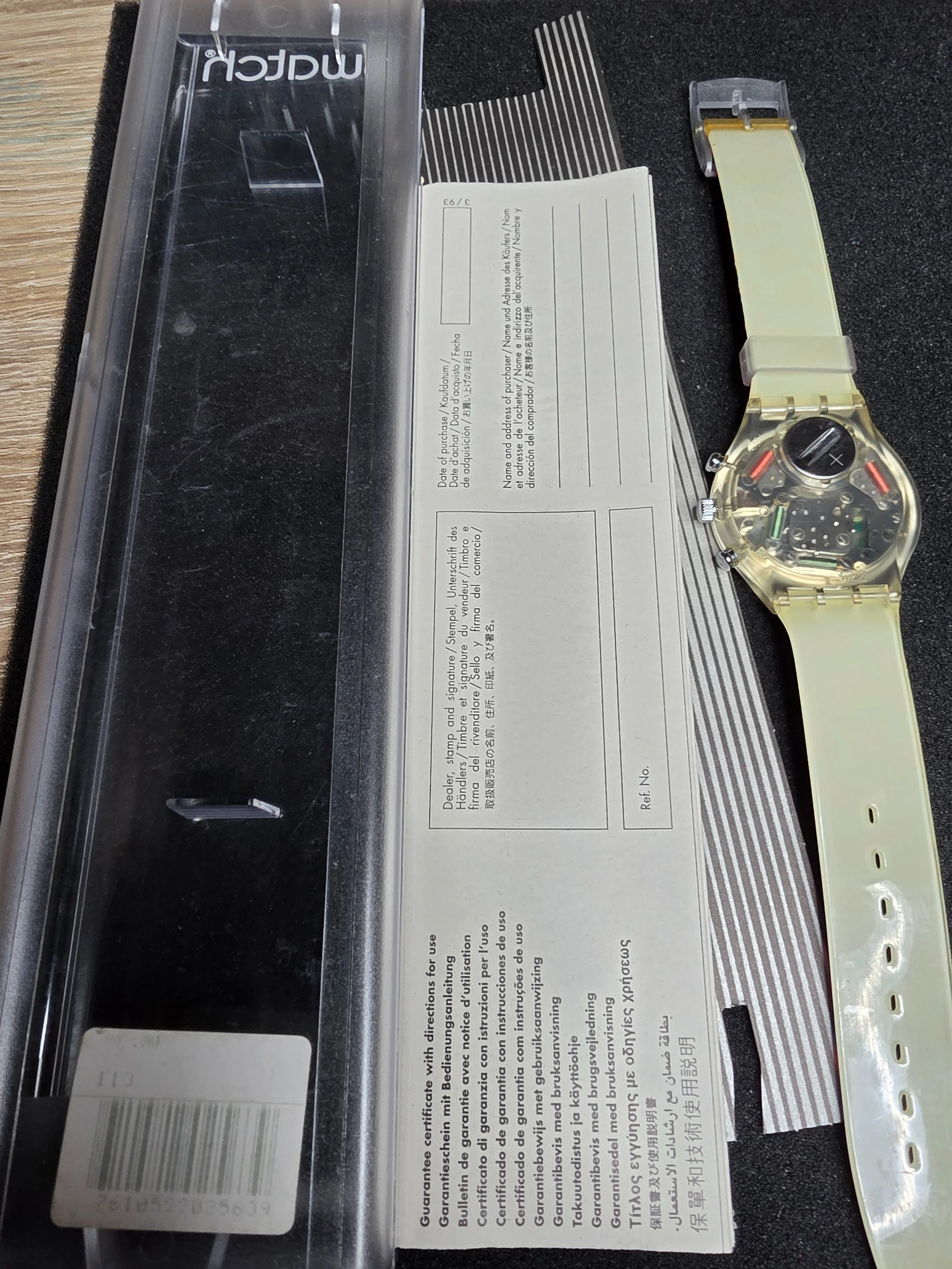 Swatch Chrono Wild Card SCK100 – 1993 – NOS – Unique Strap – view 3