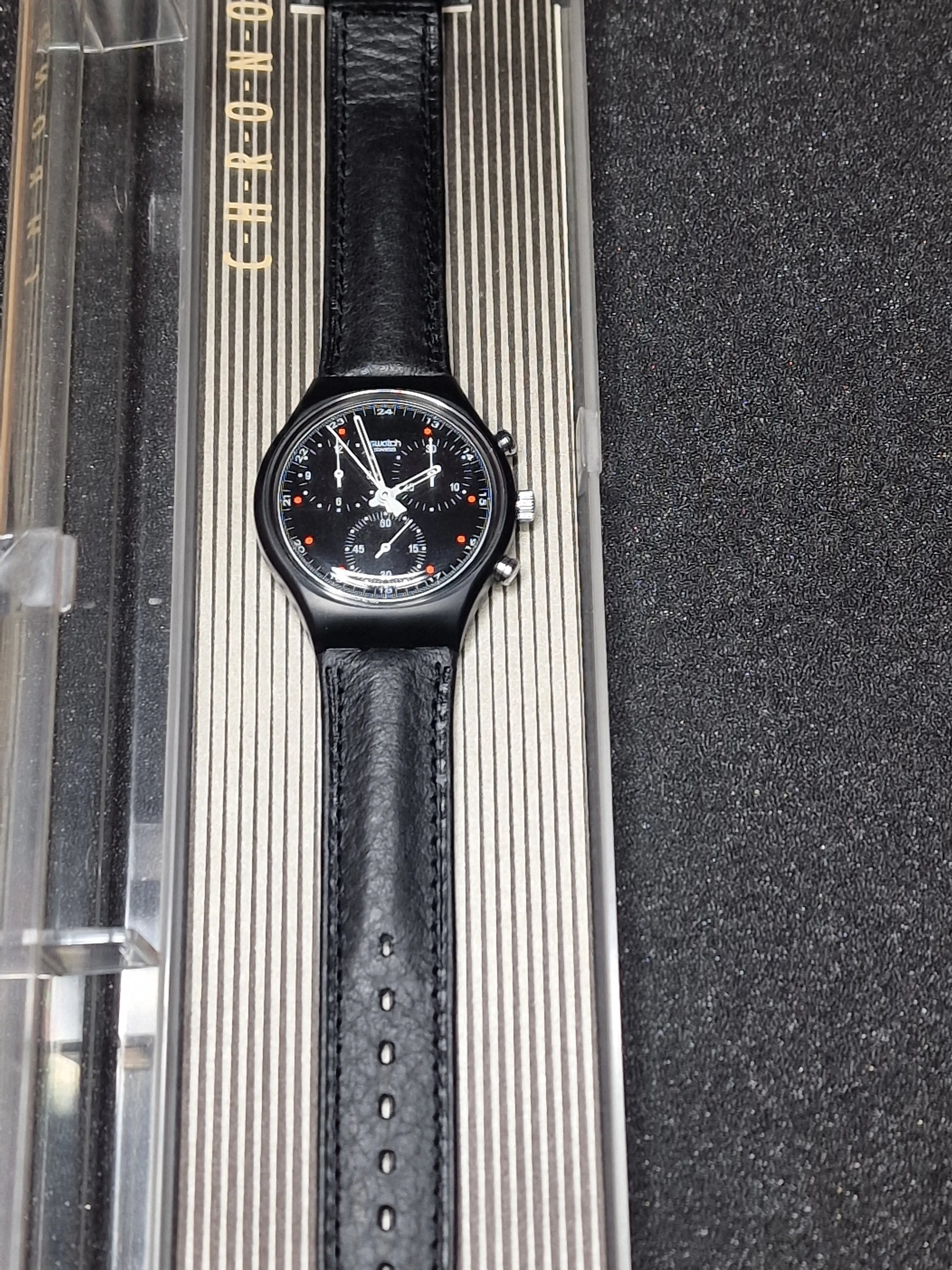 Swatch Chronograph SCB106 „Wall Street“ – 1991 – 37 mm 2