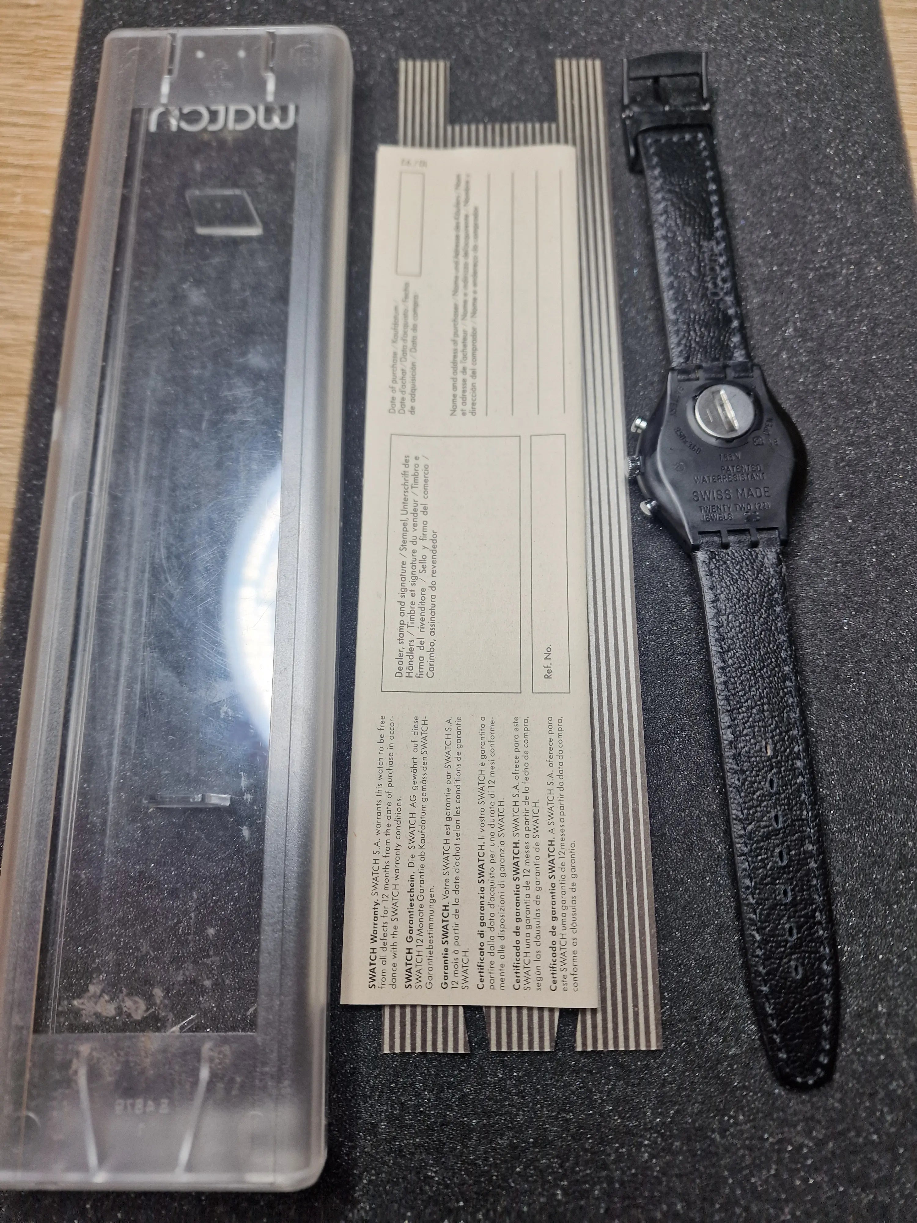 Swatch Chronograph SCB106 „Wall Street“ – 1991 – 37 mm 3