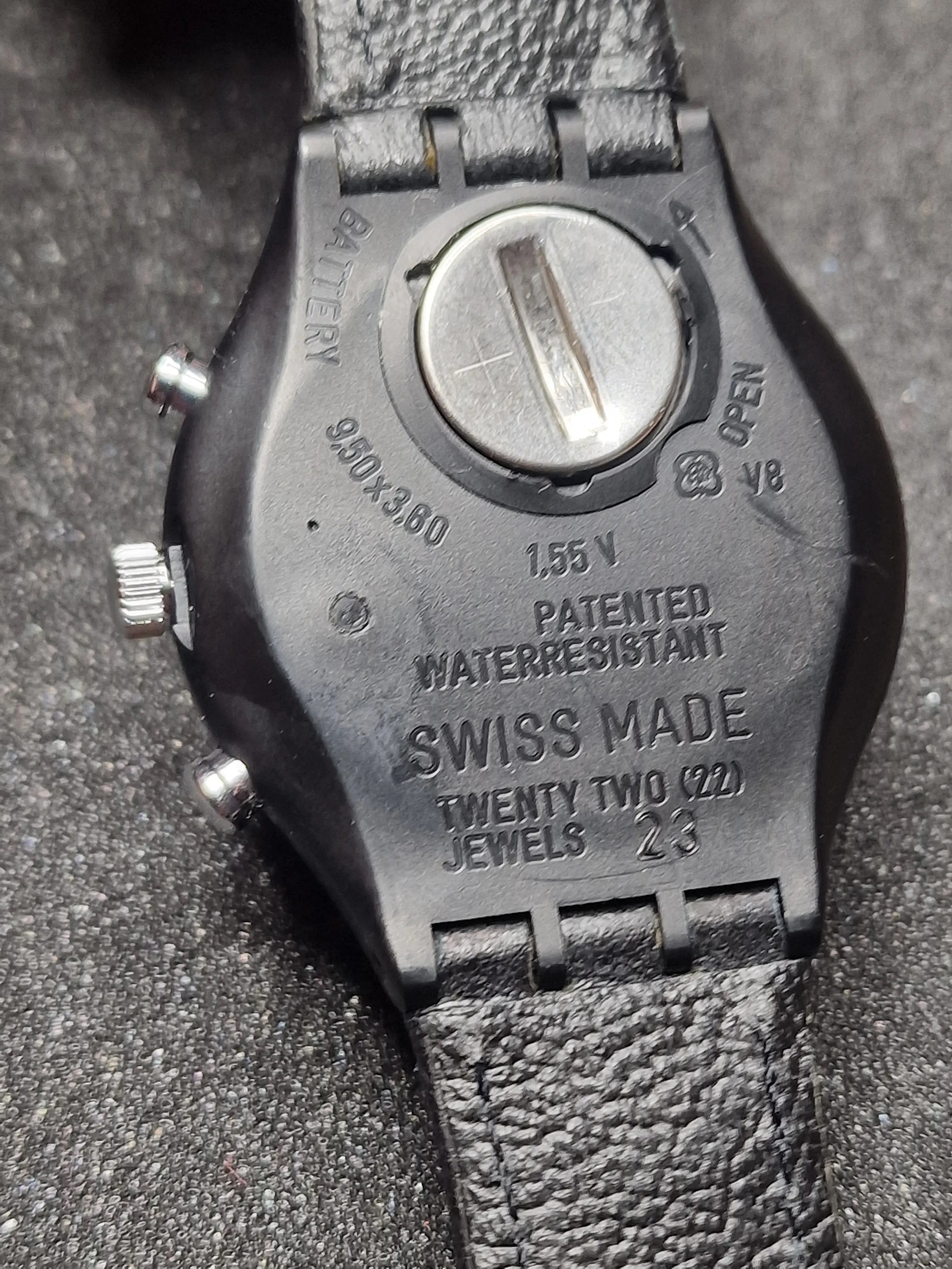 Swatch Chronograph SCB106 „Wall Street“ – 1991 – 37 mm 6