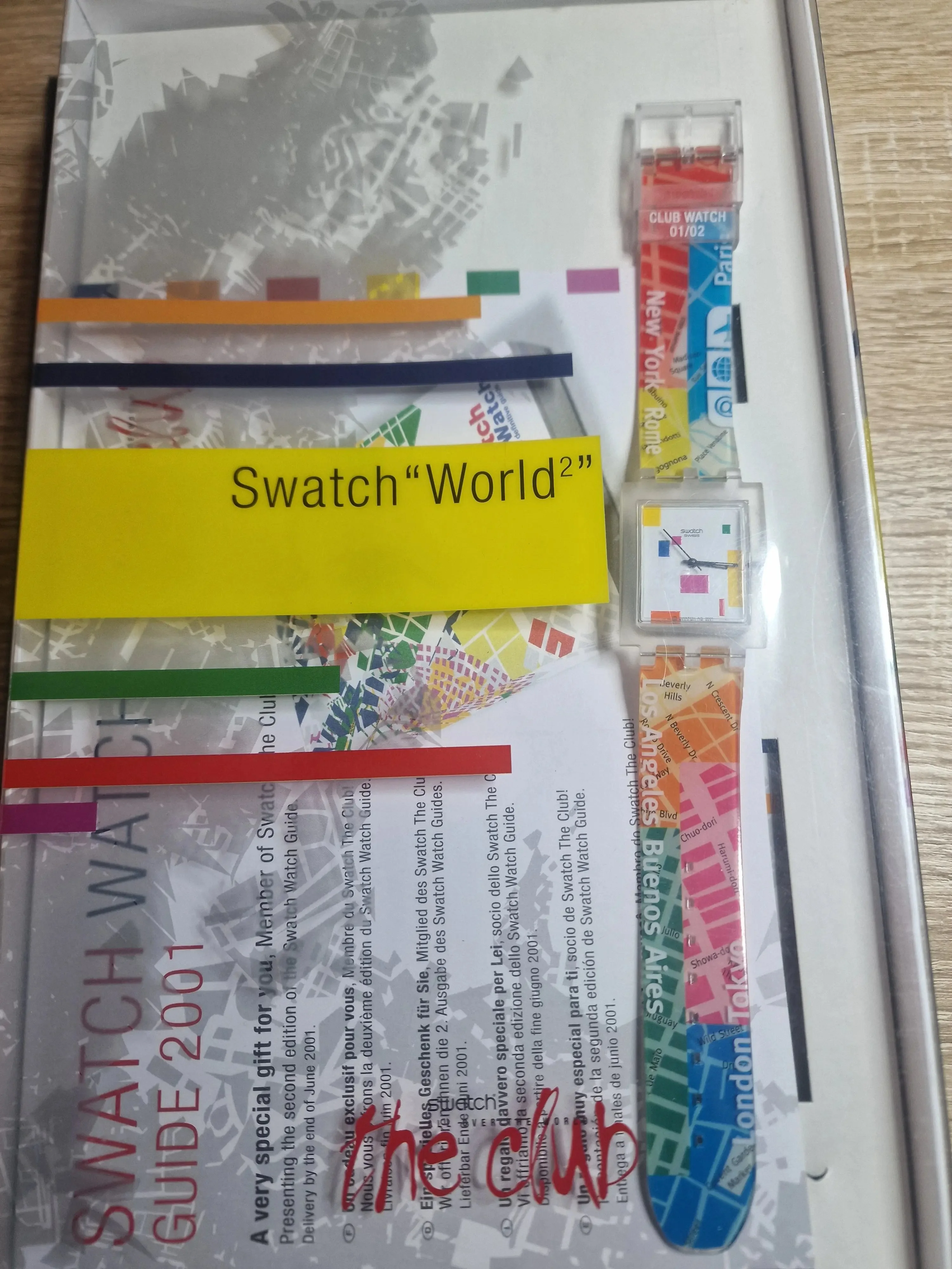 Swatch Collector Special – SUAZ100 “World²” (2001)