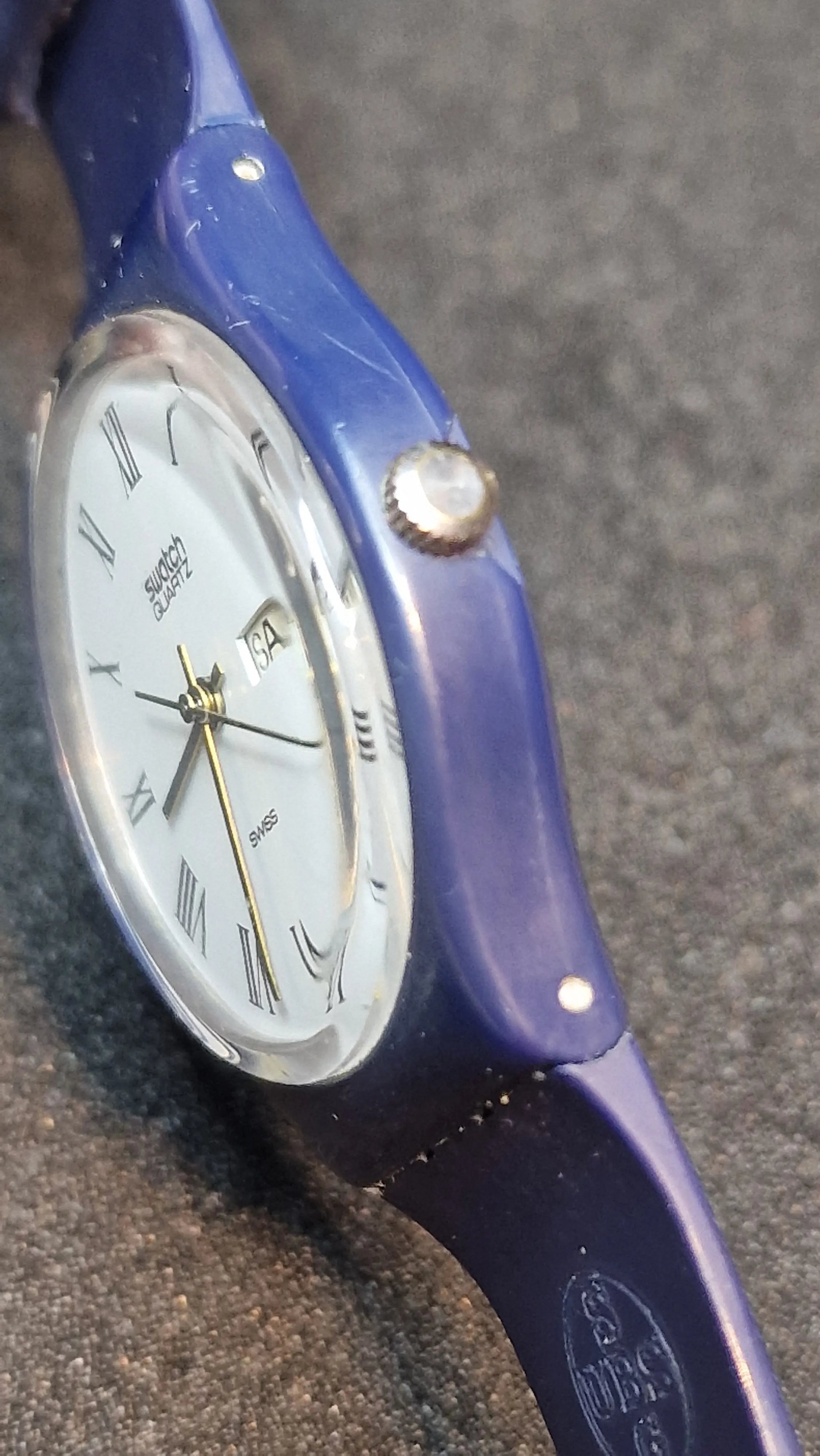 Swatch FB702 – Navy Roman (1984) – Vintage Classic – Original 6