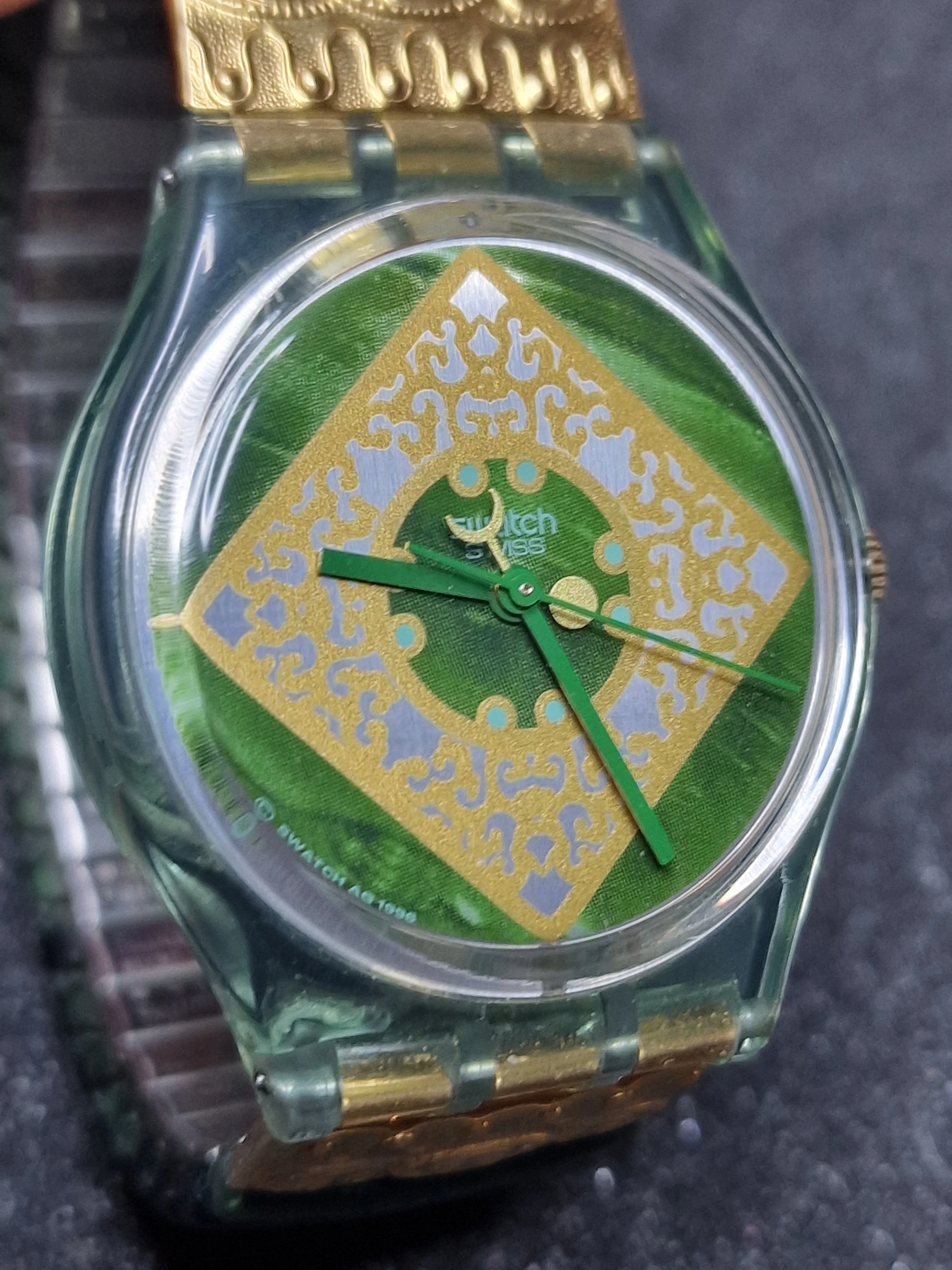 Swatch Flex GG171 “Jade” – 1997 – Rare Vintage – Swiss Made 4