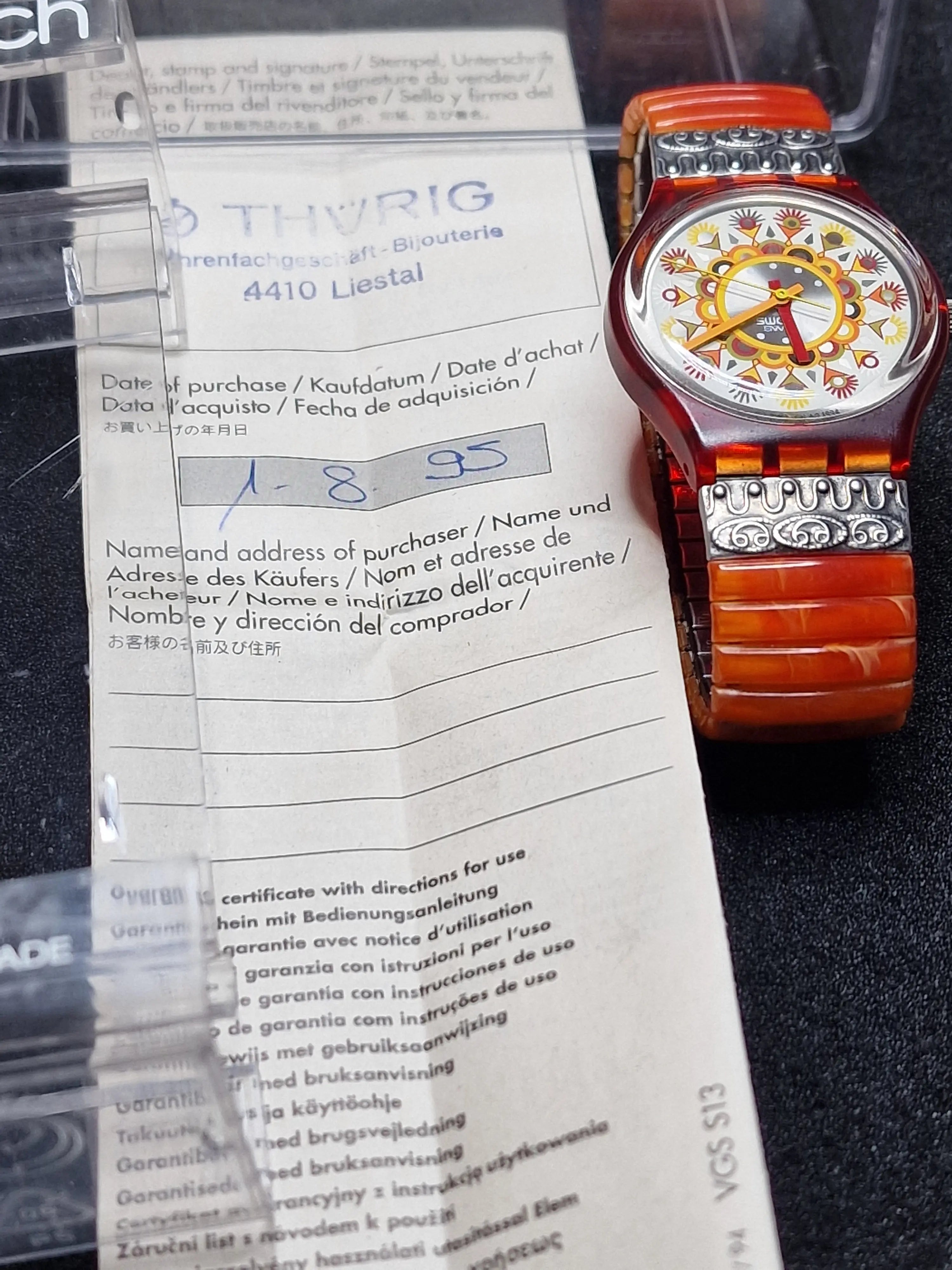 Swatch Flex GR126 "Curry Powder" – Rare Vintage 1995 7