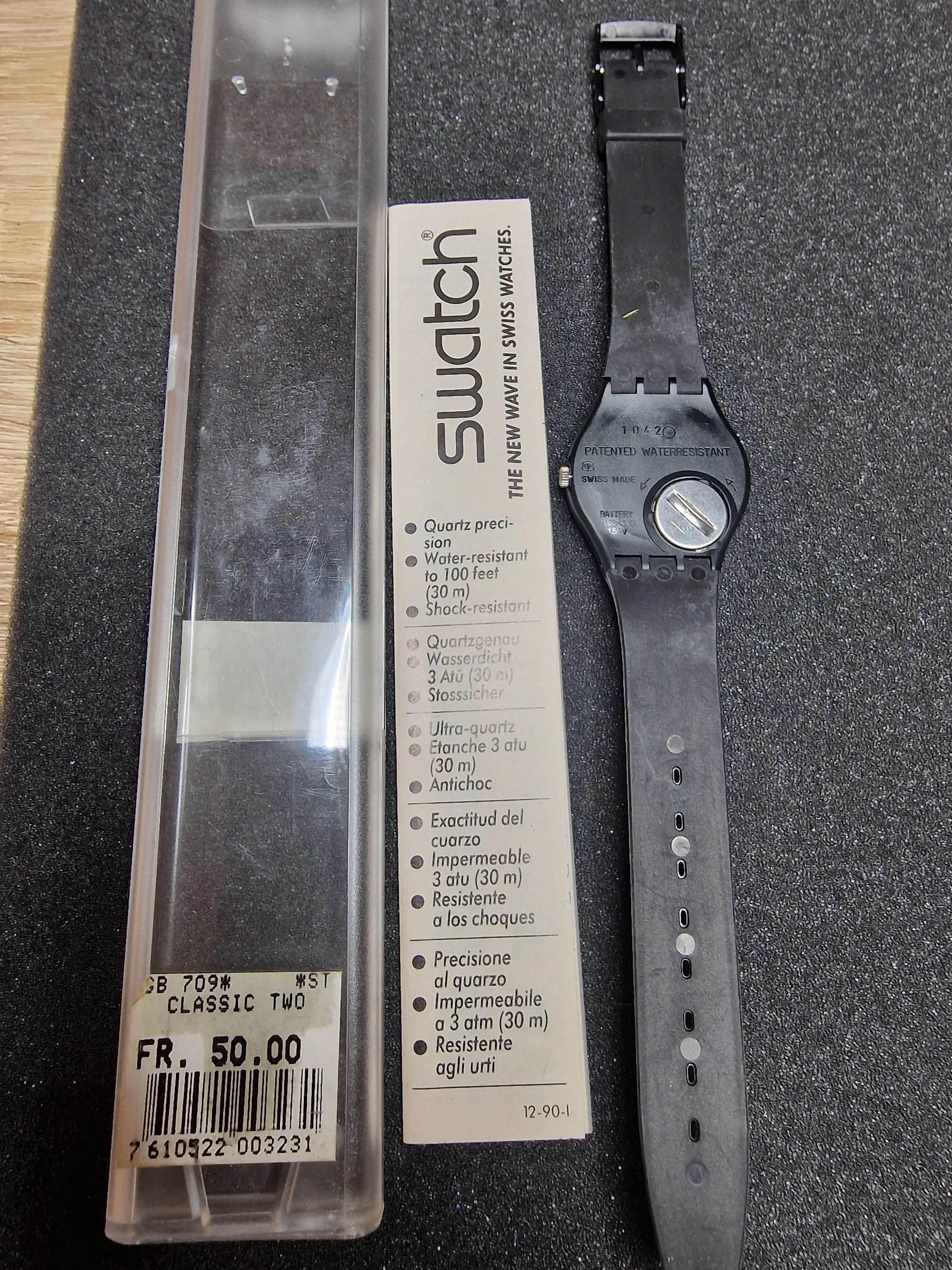Swatch GB709 “Classic Two” (1987) – Timeless Minimalism 3