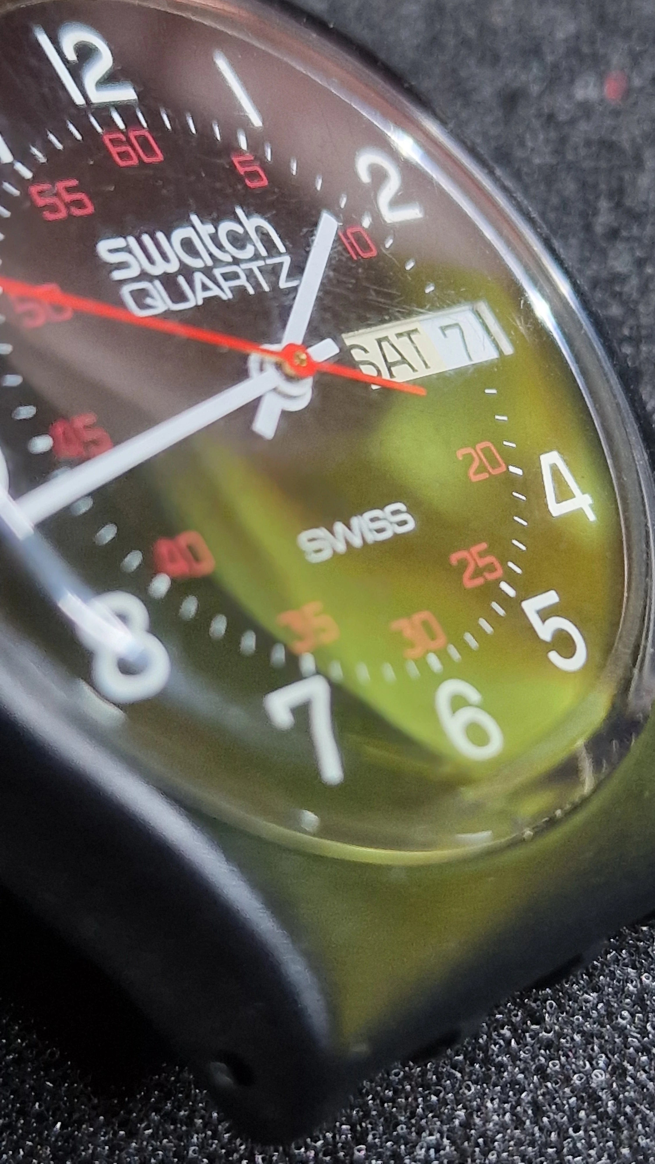 Swatch Gent GB701 (1983) – Classic Day-Date “Originals” Style 7