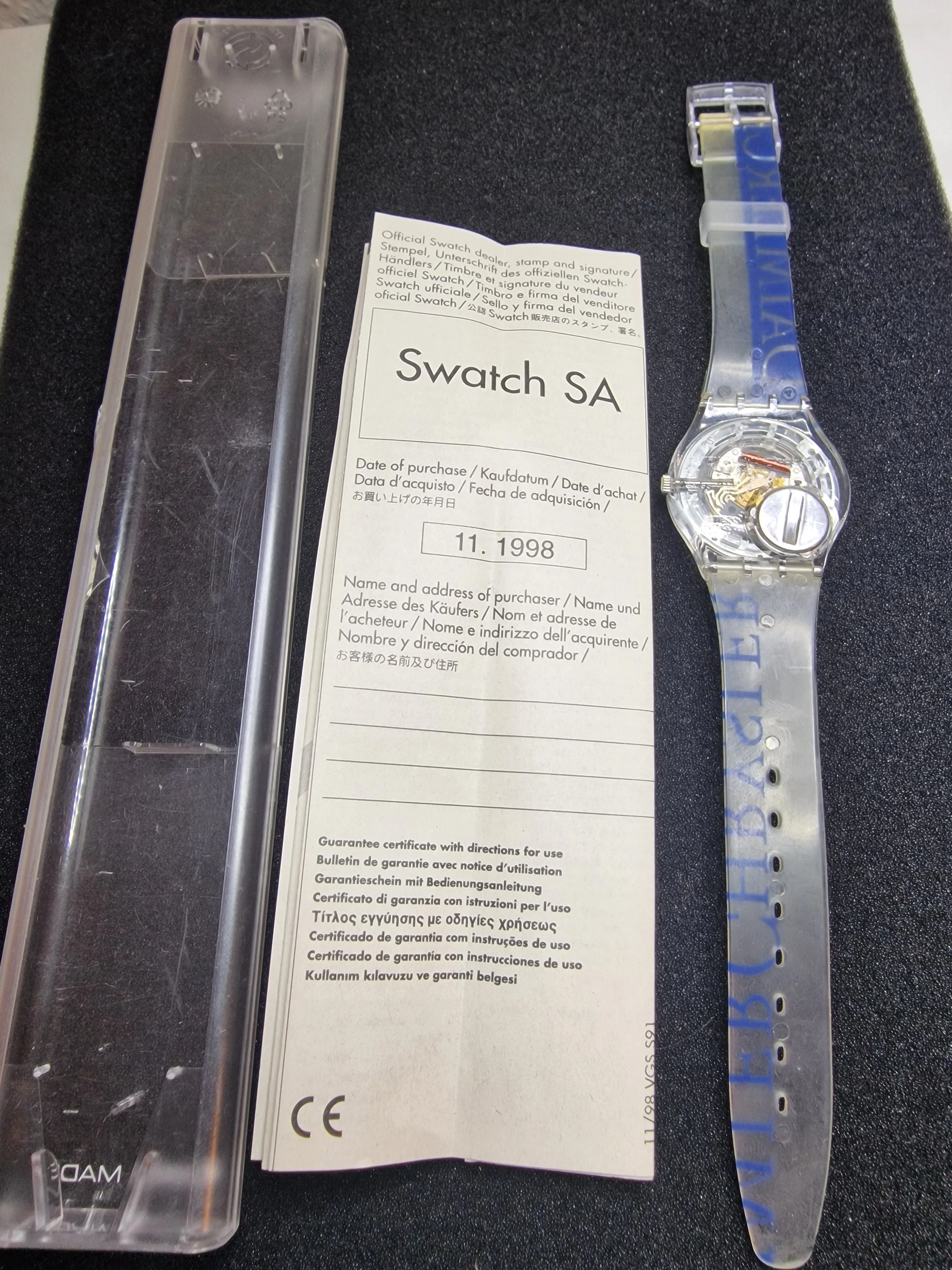 🕰️ Swatch Special GZ157 “Daimler Chrysler” – Limited Corporate Edition 1999 3