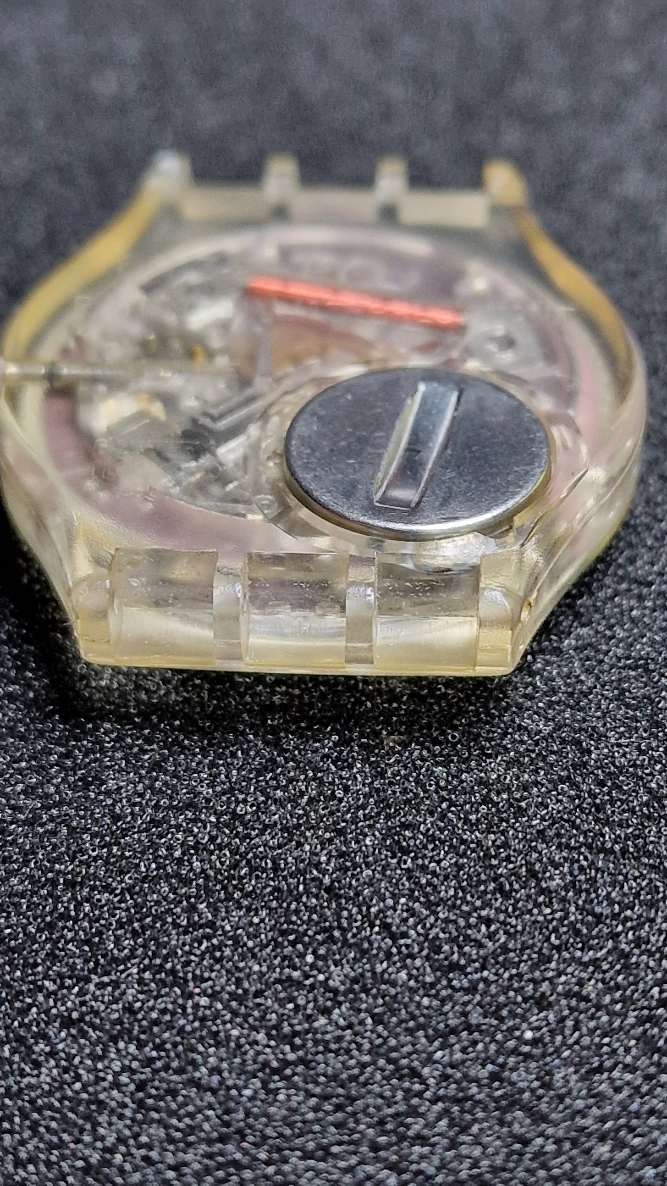 Swatch GK102 “Nautilus” (1986) – Vintage Gent, transparent case ⌚ 14